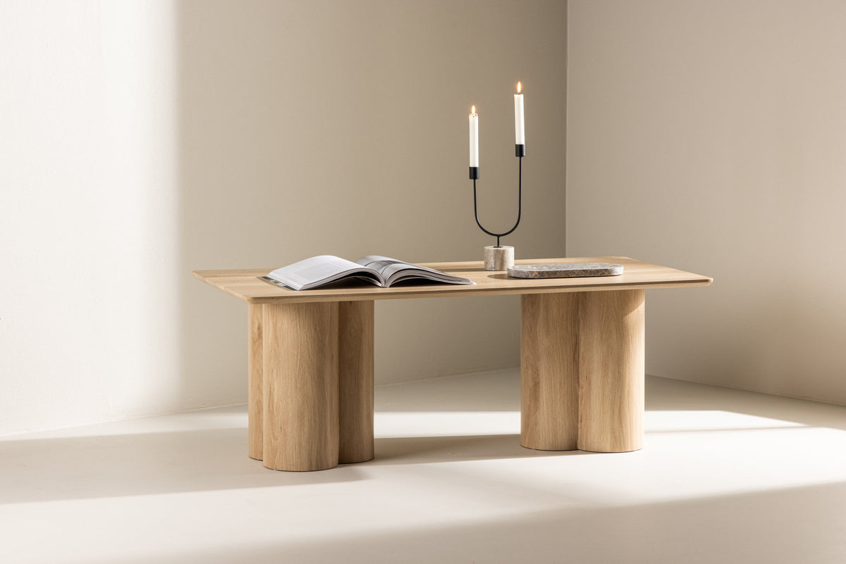 Olivia Sofatisch in Nature präsentiert im Onlineshop von KAQTU Design AG. Beistelltisch ist von Venture Home