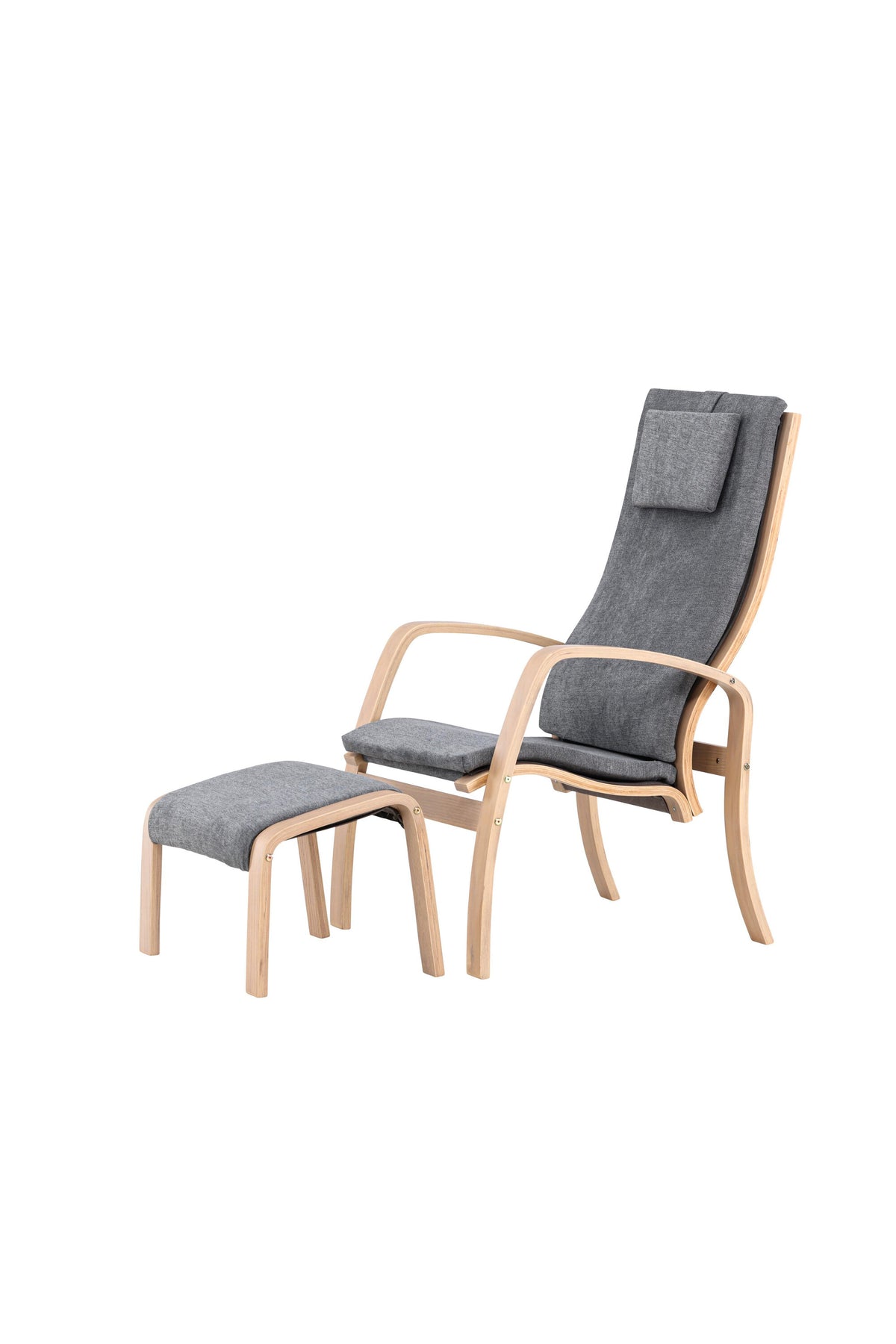 Grötö Lounge Stuhl in Beige/Dunkelgrau präsentiert im Onlineshop von KAQTU Design AG. Sessel ist von Venture Home