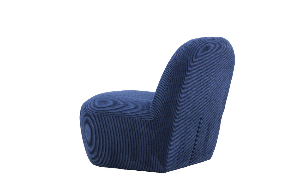 Mahla Loungestuhl in Navy präsentiert im Onlineshop von KAQTU Design AG. Sessel ist von Venture Home