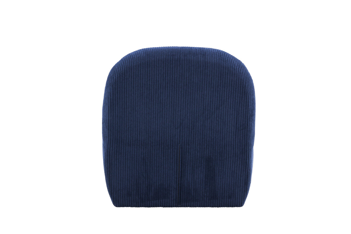 Mahla Loungestuhl in Navy präsentiert im Onlineshop von KAQTU Design AG. Sessel ist von Venture Home