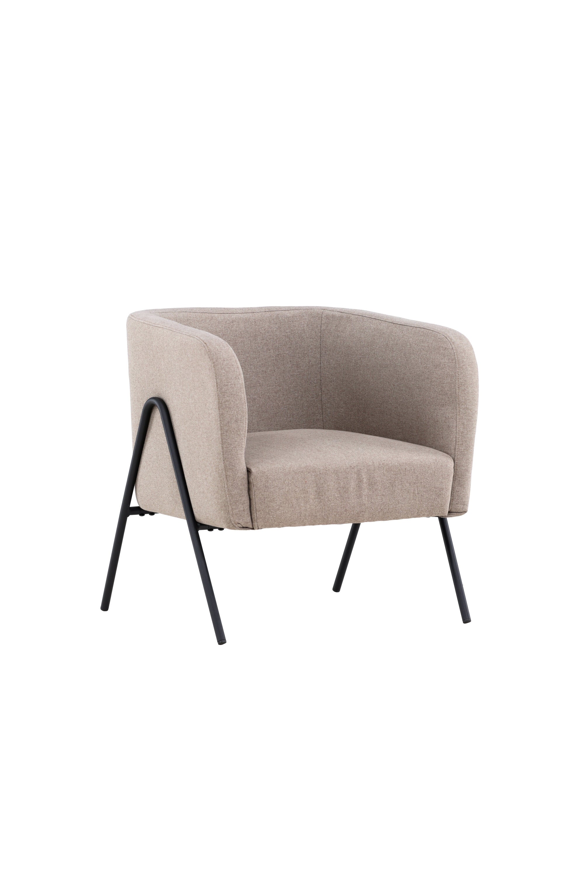 Eleganter Rika Sessel in sanftem Beige, ideal für stilvolle Wohnräume. Bequeme Polsterung und modernes Design von Venture Home.