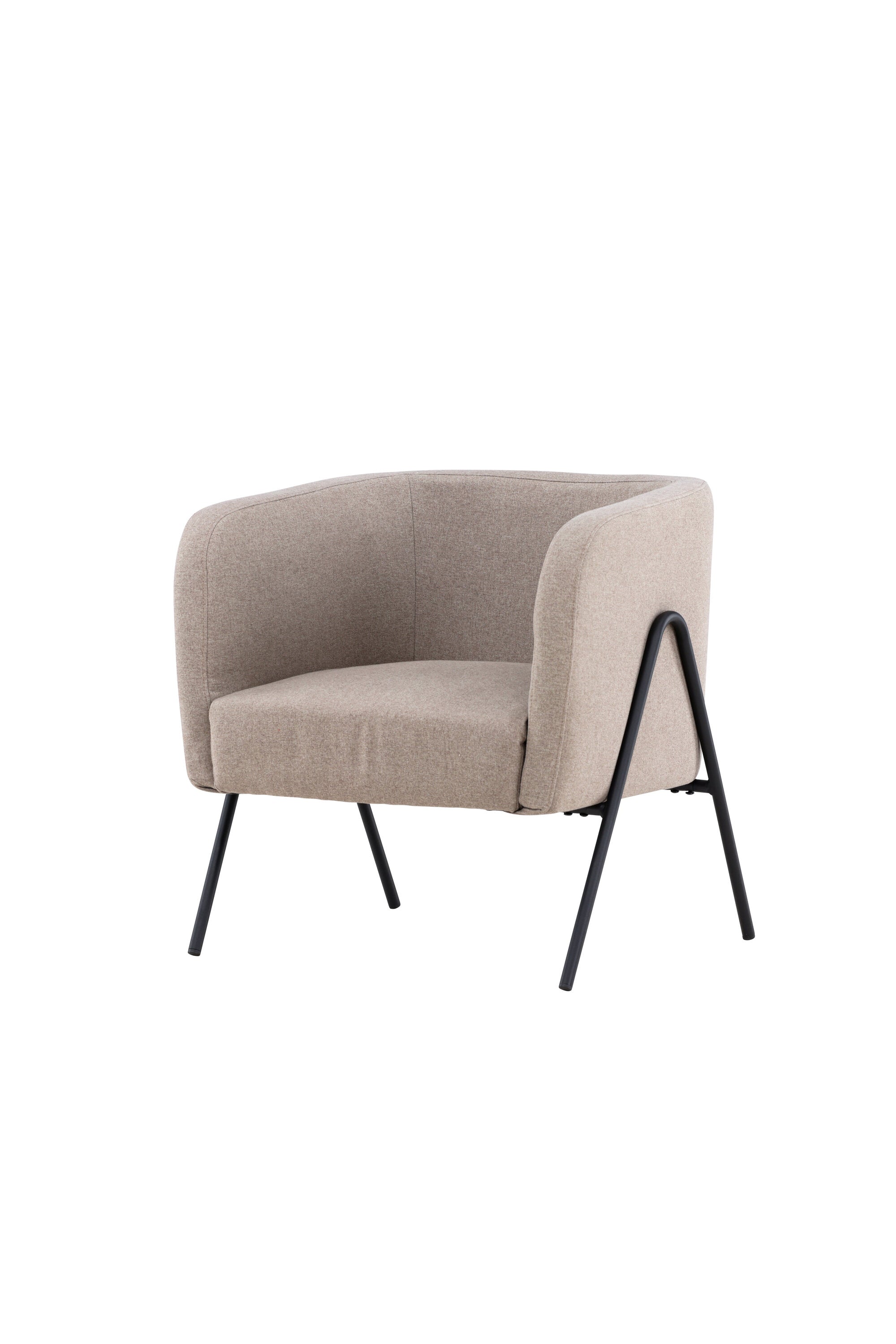 Eleganter Rika Sessel in sanftem Beige, ideal für stilvolle Wohnräume. Hochwertiges Design von Venture Home.