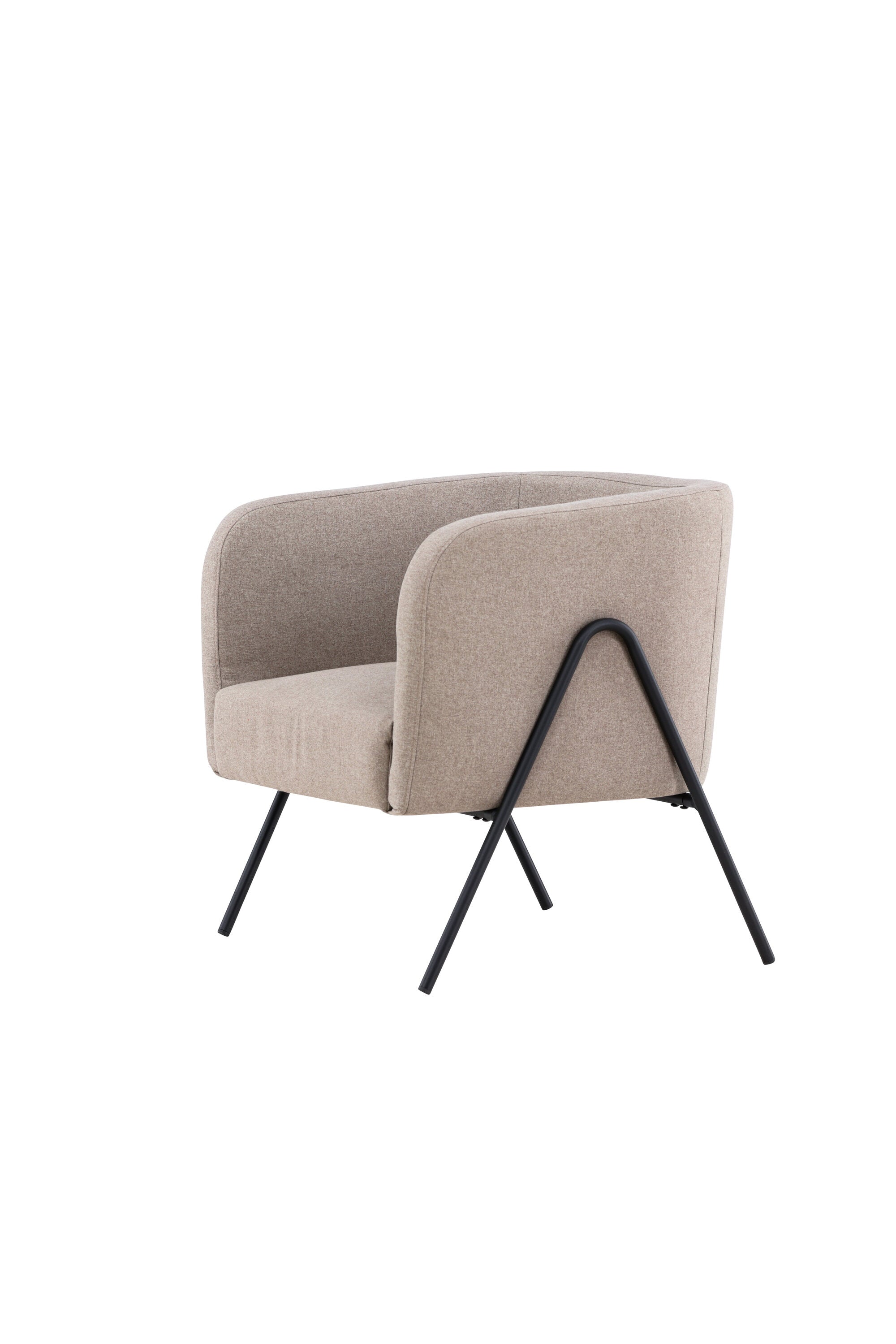 Moderner Rika Sessel in zartem Beige, perfekt für gemütliche Ecken. Hochwertige Verarbeitung von Venture Home für stilvolle Akzente.