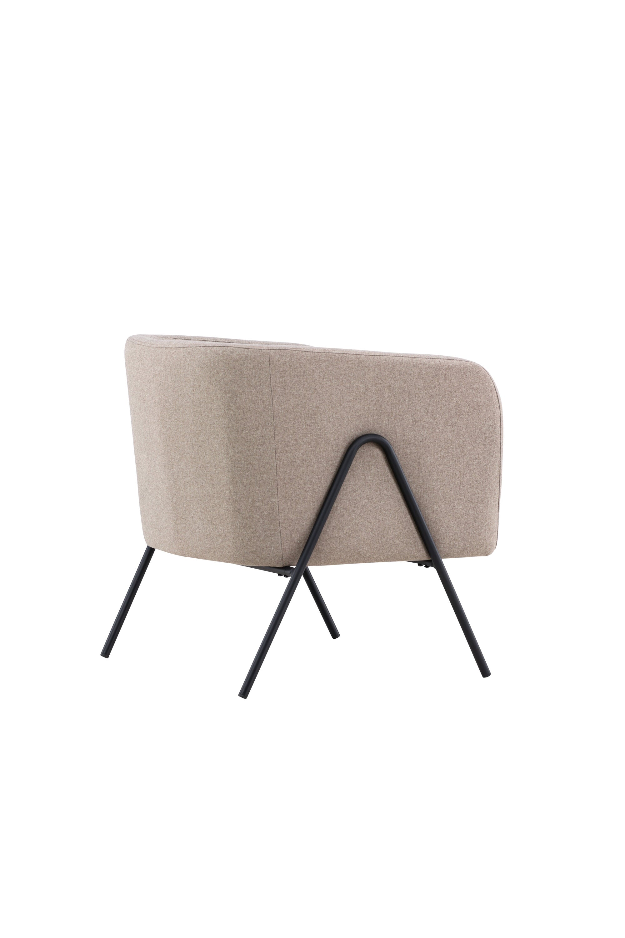 Moderner Rika Sessel in zartem Beige, perfekt für gemütliche Ecken. Hochwertige Verarbeitung und ansprechendes Design von Venture Home.