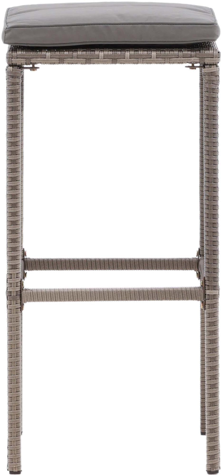 Entdecken Sie den Alo Barstuhl Outdoor von Venture Home – modern, langlebig und perfekt für Ihre Terrasse. Wetterfestes Aluminium und Rattan sorgen für Komfort und Stil.