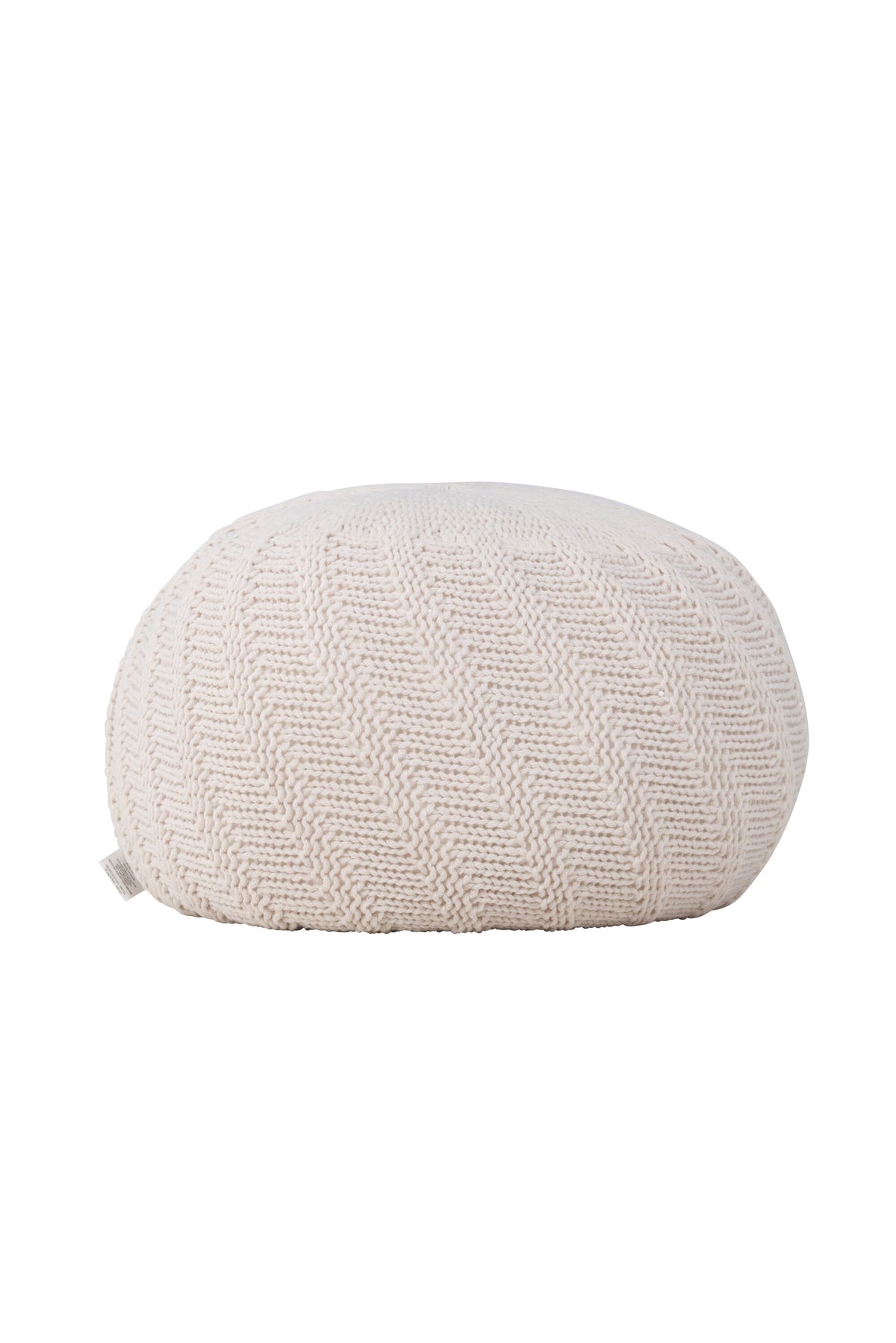 Pouf Ted in Offwhite präsentiert im Onlineshop von KAQTU Design AG. Pouf ist von Venture Home
