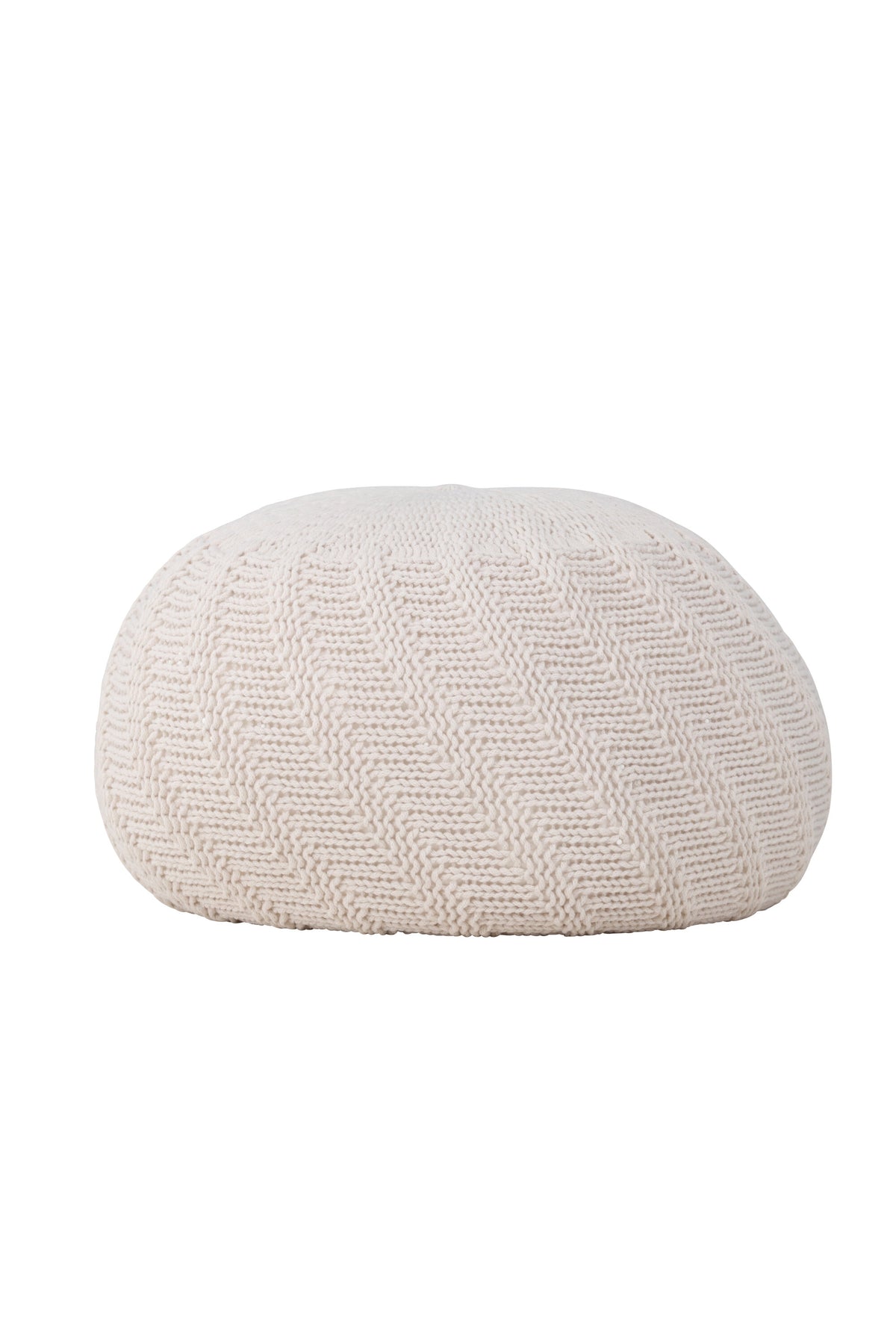 Pouf Ted in Offwhite präsentiert im Onlineshop von KAQTU Design AG. Pouf ist von Venture Home