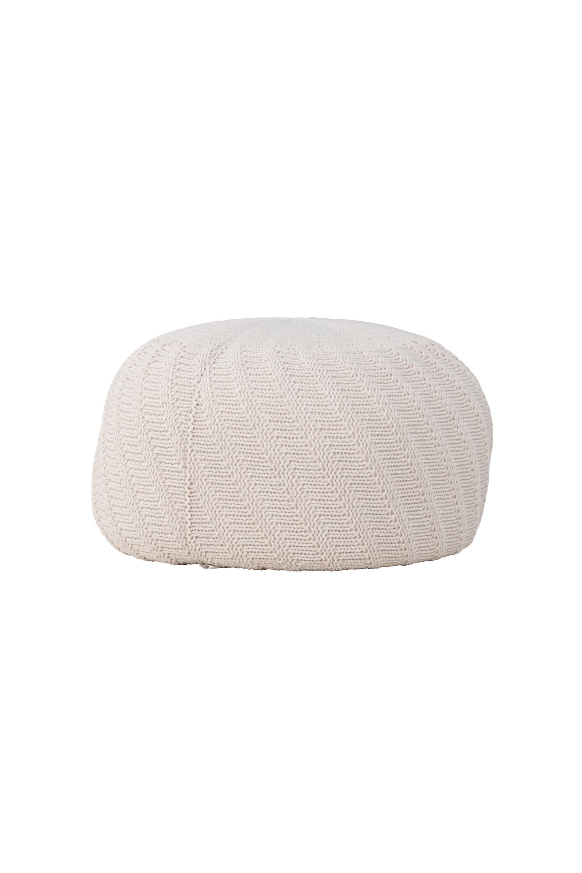 Pouf Ted in Offwhite präsentiert im Onlineshop von KAQTU Design AG. Pouf ist von Venture Home