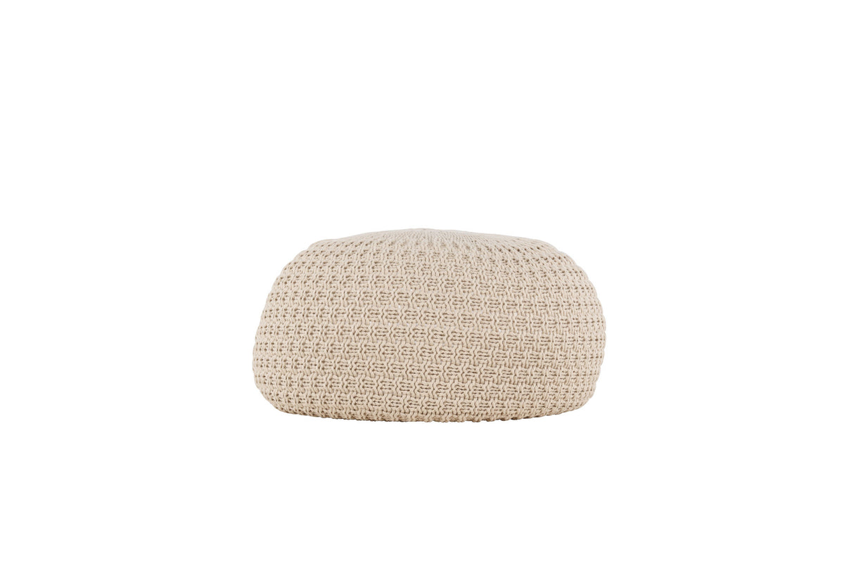Sam Pouf in Beige präsentiert im Onlineshop von KAQTU Design AG. Pouf ist von Venture Home