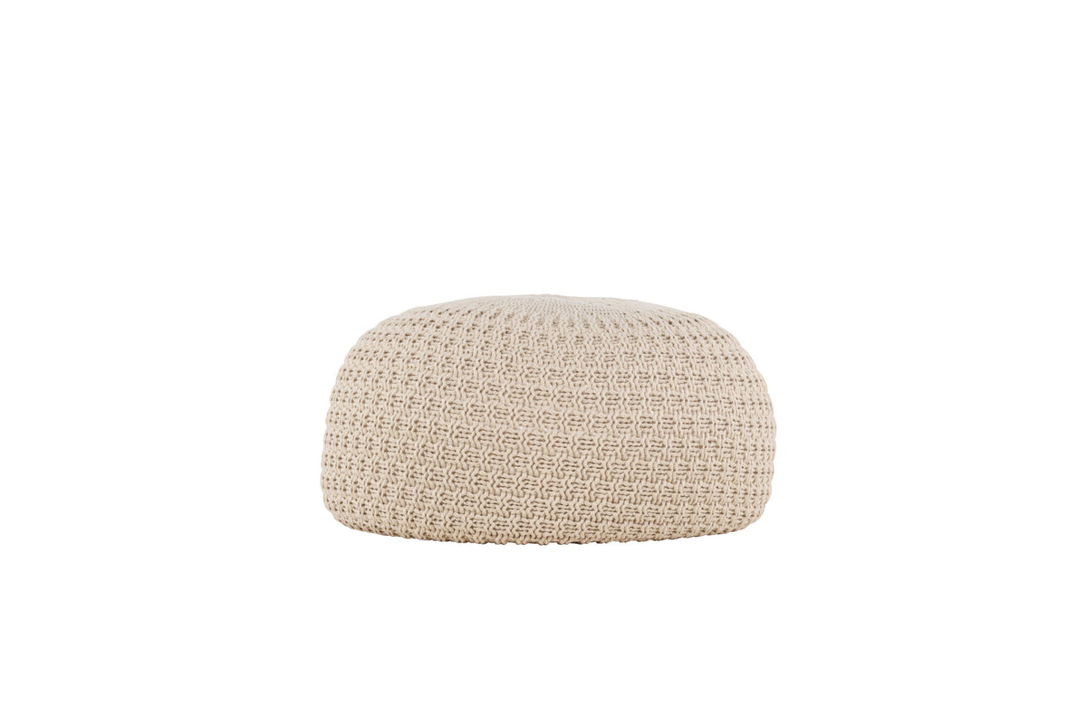 Sam Pouf in Beige präsentiert im Onlineshop von KAQTU Design AG. Pouf ist von Venture Home