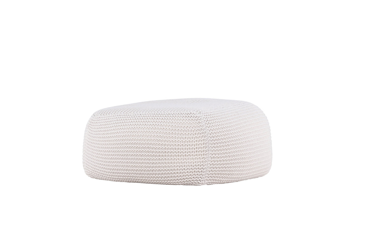 Luca Pouf in Creme präsentiert im Onlineshop von KAQTU Design AG. Pouf ist von Venture Home