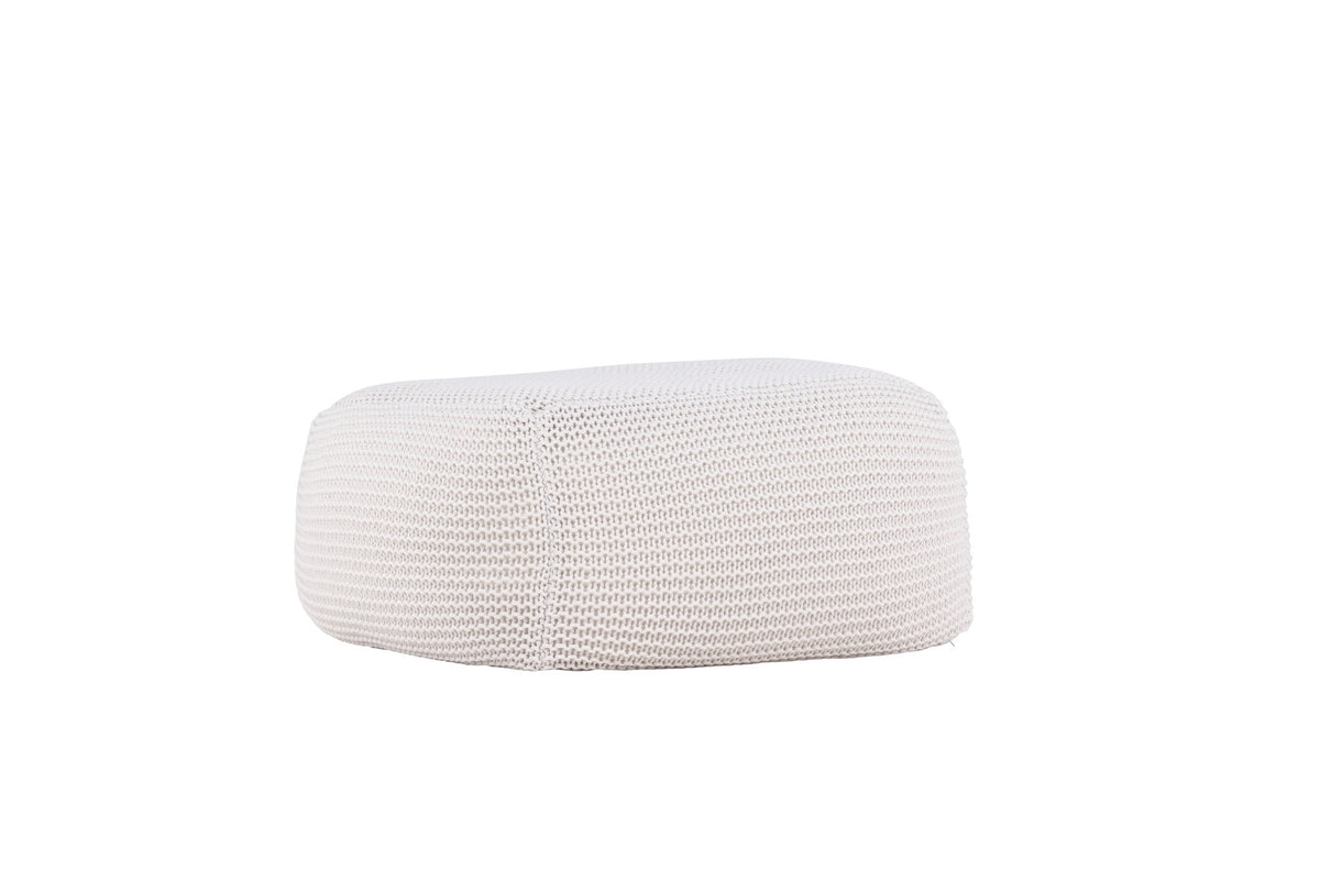 Luca Pouf in Creme präsentiert im Onlineshop von KAQTU Design AG. Pouf ist von Venture Home