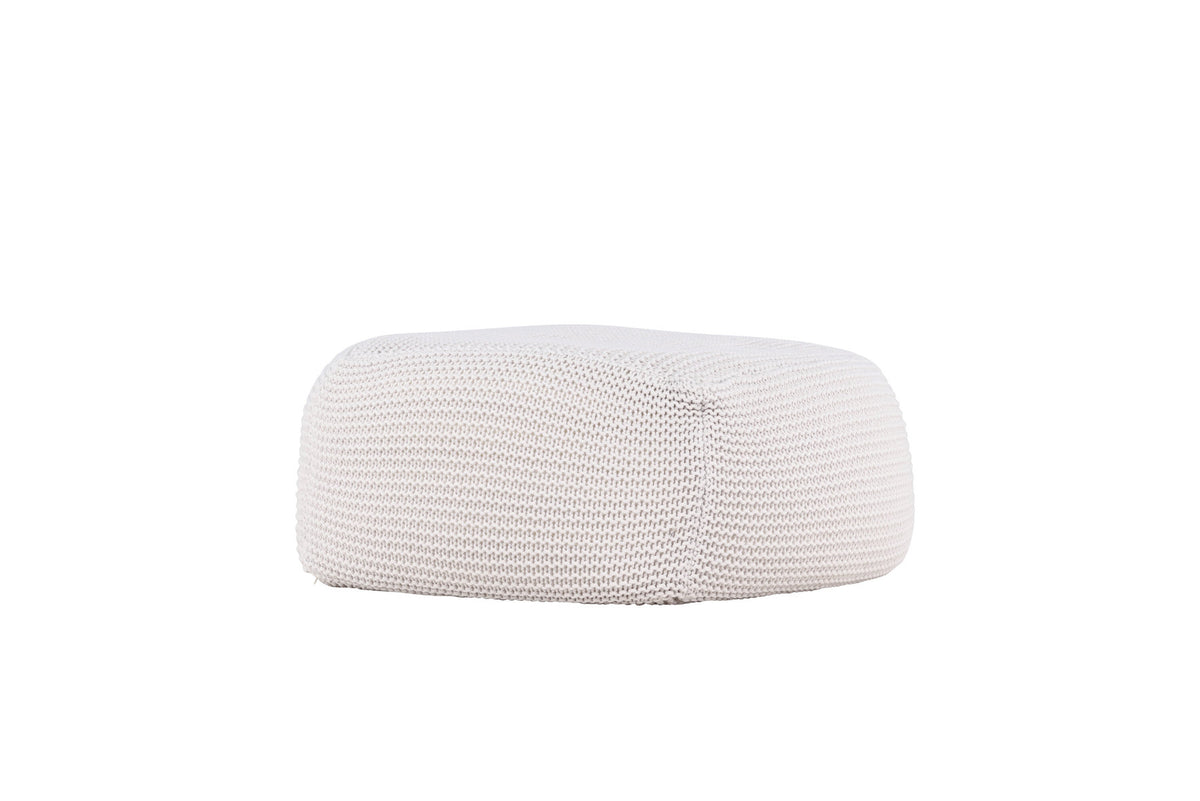 Luca Pouf in Creme präsentiert im Onlineshop von KAQTU Design AG. Pouf ist von Venture Home