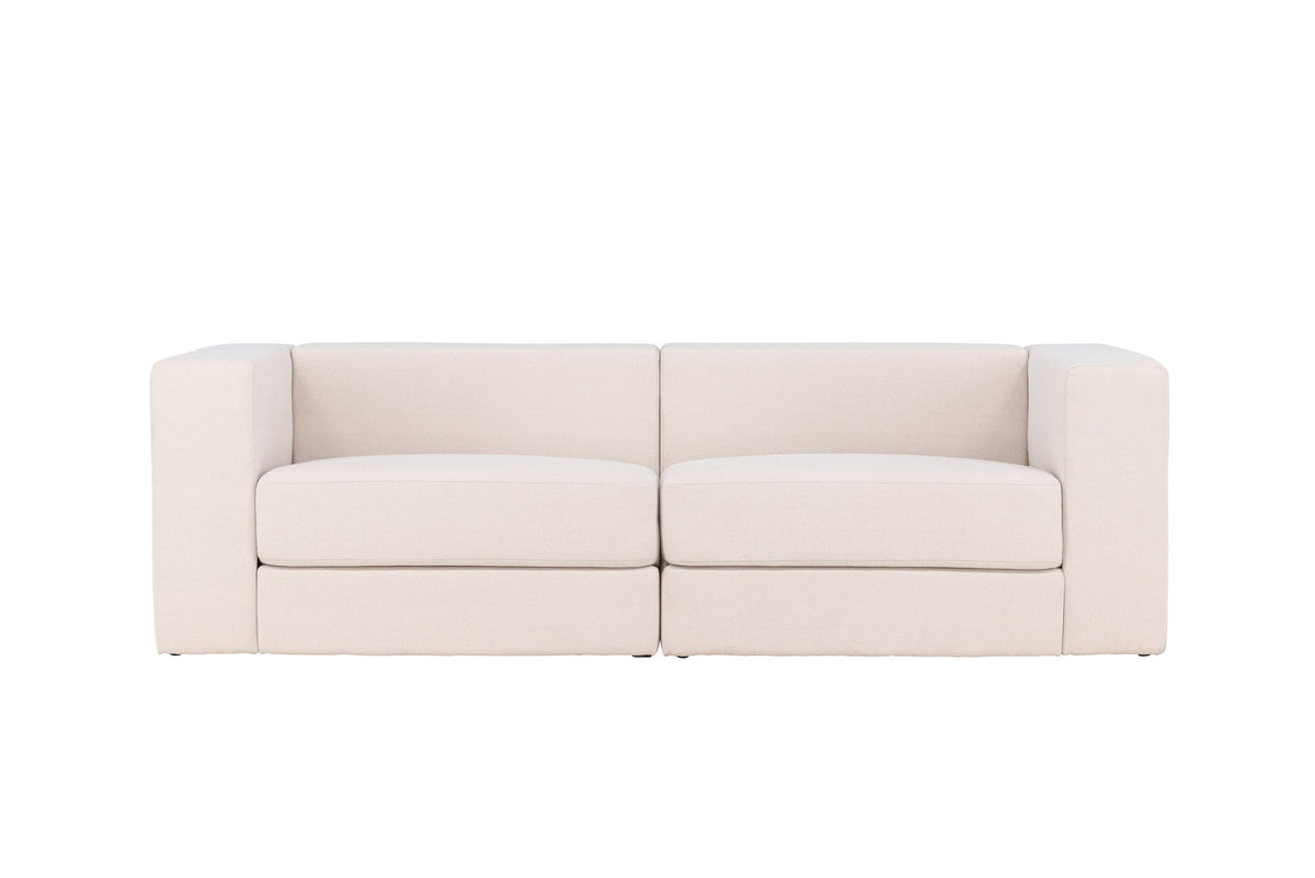 Lumi 3-Seat Sofa in Schwarz-Weiss präsentiert im Onlineshop von KAQTU Design AG. 3er Sofa ist von Venture Home