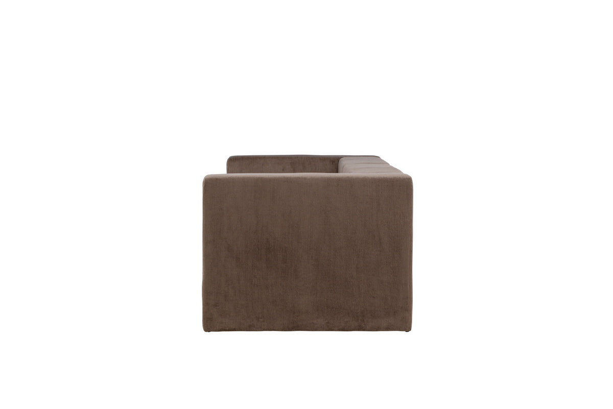 Lumi 3-Seat Sofa in Schwarz Braun präsentiert im Onlineshop von KAQTU Design AG. 3er Sofa ist von Venture Home