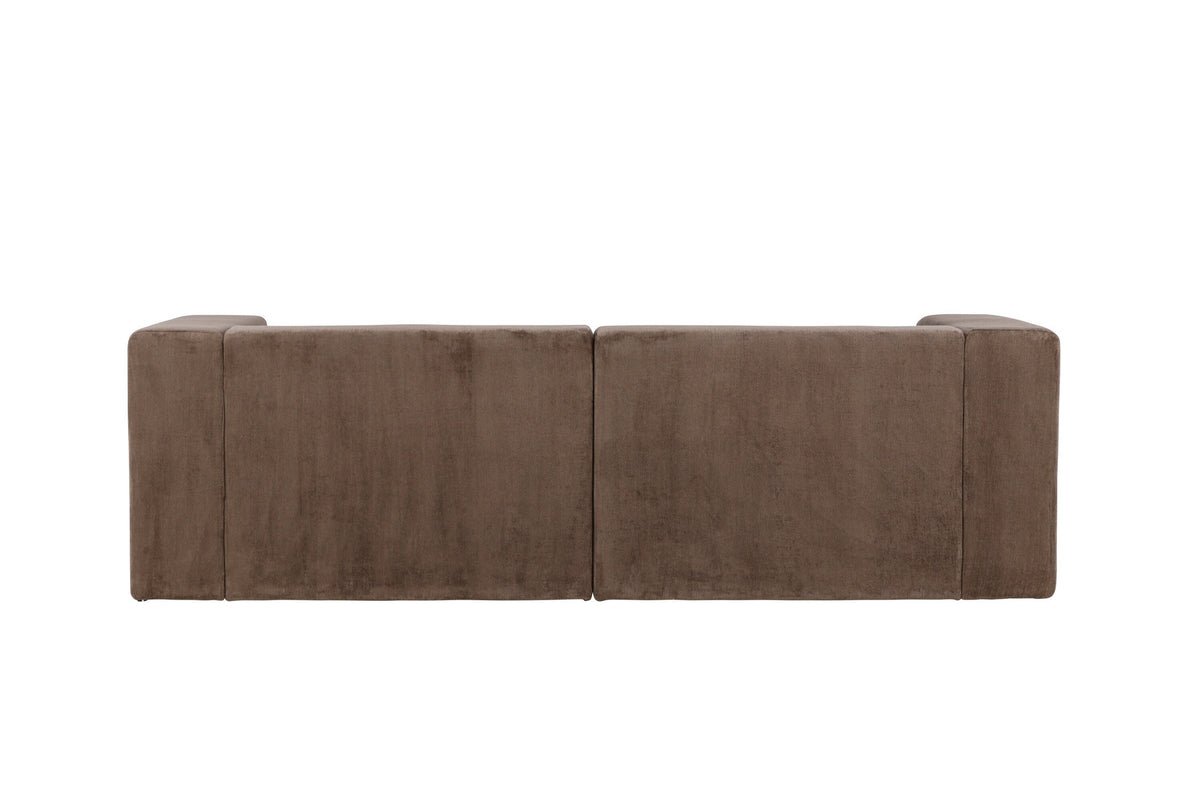 Lumi 3-Seat Sofa in Schwarz Braun präsentiert im Onlineshop von KAQTU Design AG. 3er Sofa ist von Venture Home