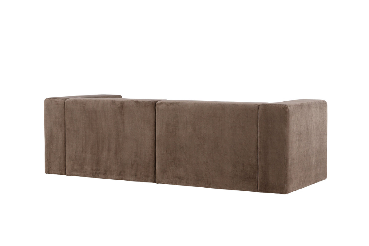 Lumi 3-Seat Sofa in Schwarz Braun präsentiert im Onlineshop von KAQTU Design AG. 3er Sofa ist von Venture Home
