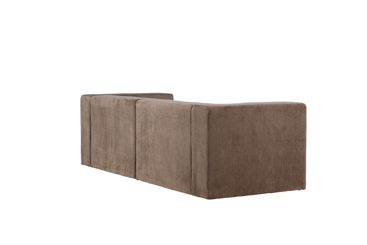 Lumi 3-Seat Sofa in Schwarz Braun präsentiert im Onlineshop von KAQTU Design AG. 3er Sofa ist von Venture Home
