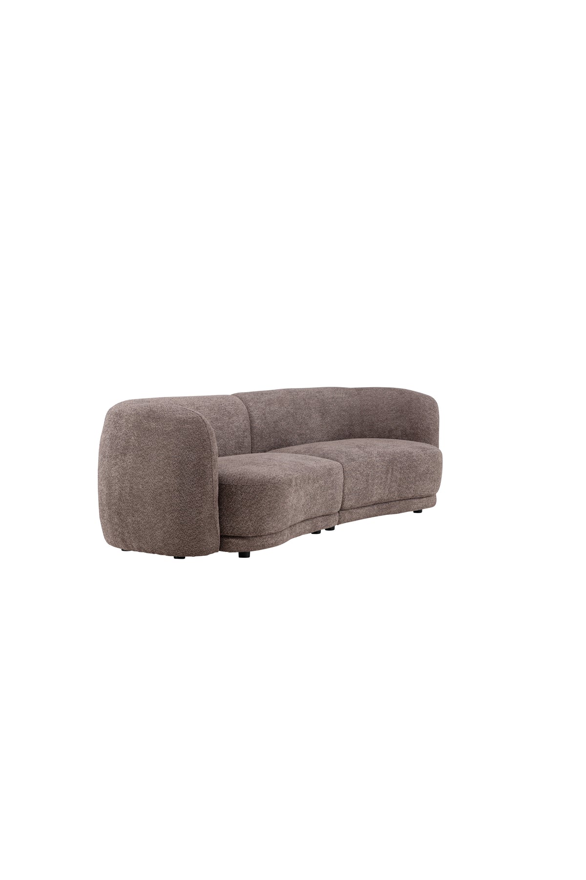 Cielo 3-Seat Sofa in Schwarz Braun präsentiert im Onlineshop von KAQTU Design AG. 3er Sofa ist von Venture Home