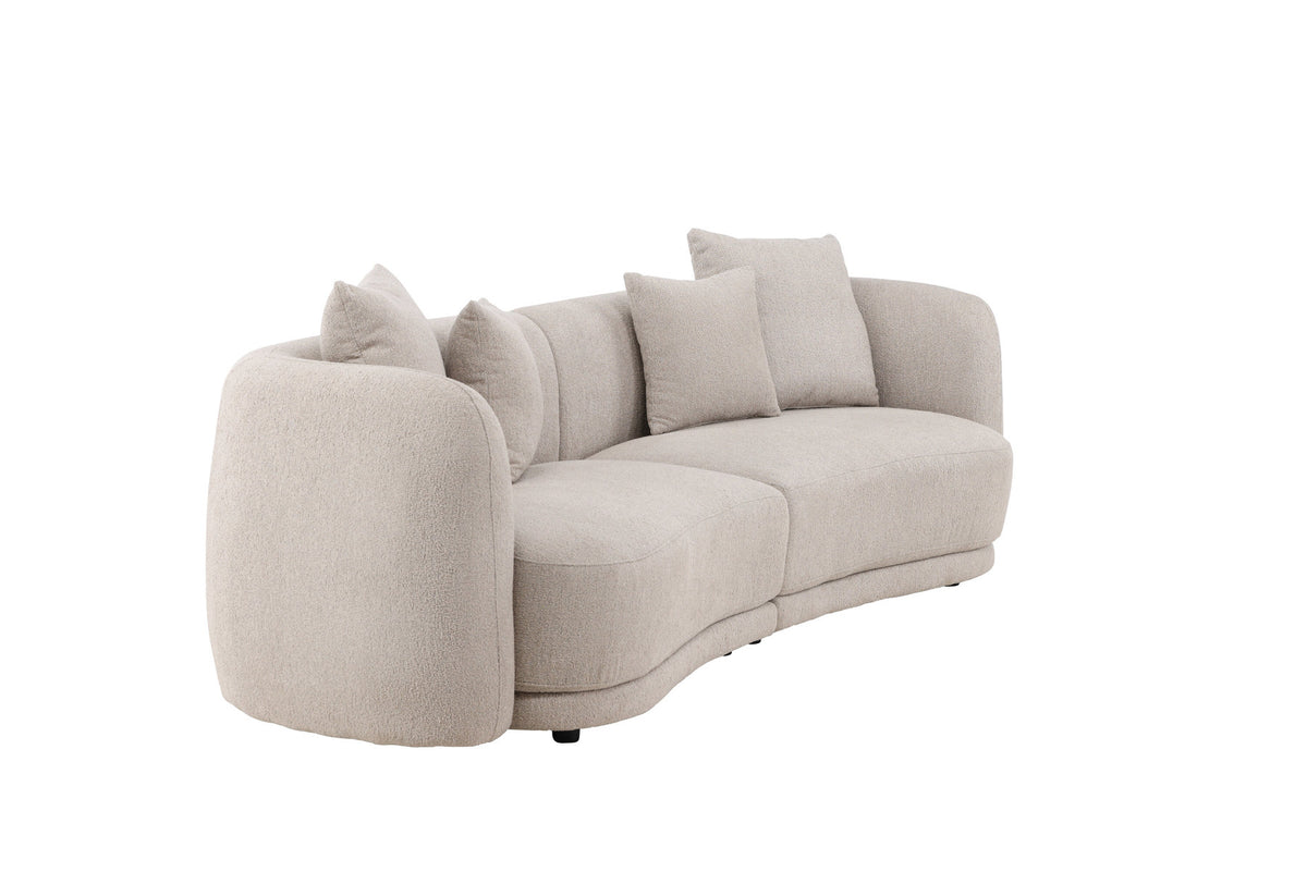 Cielo 3-Sitzer Sofa in Beige präsentiert im Onlineshop von KAQTU Design AG. 3er Sofa ist von Venture Home