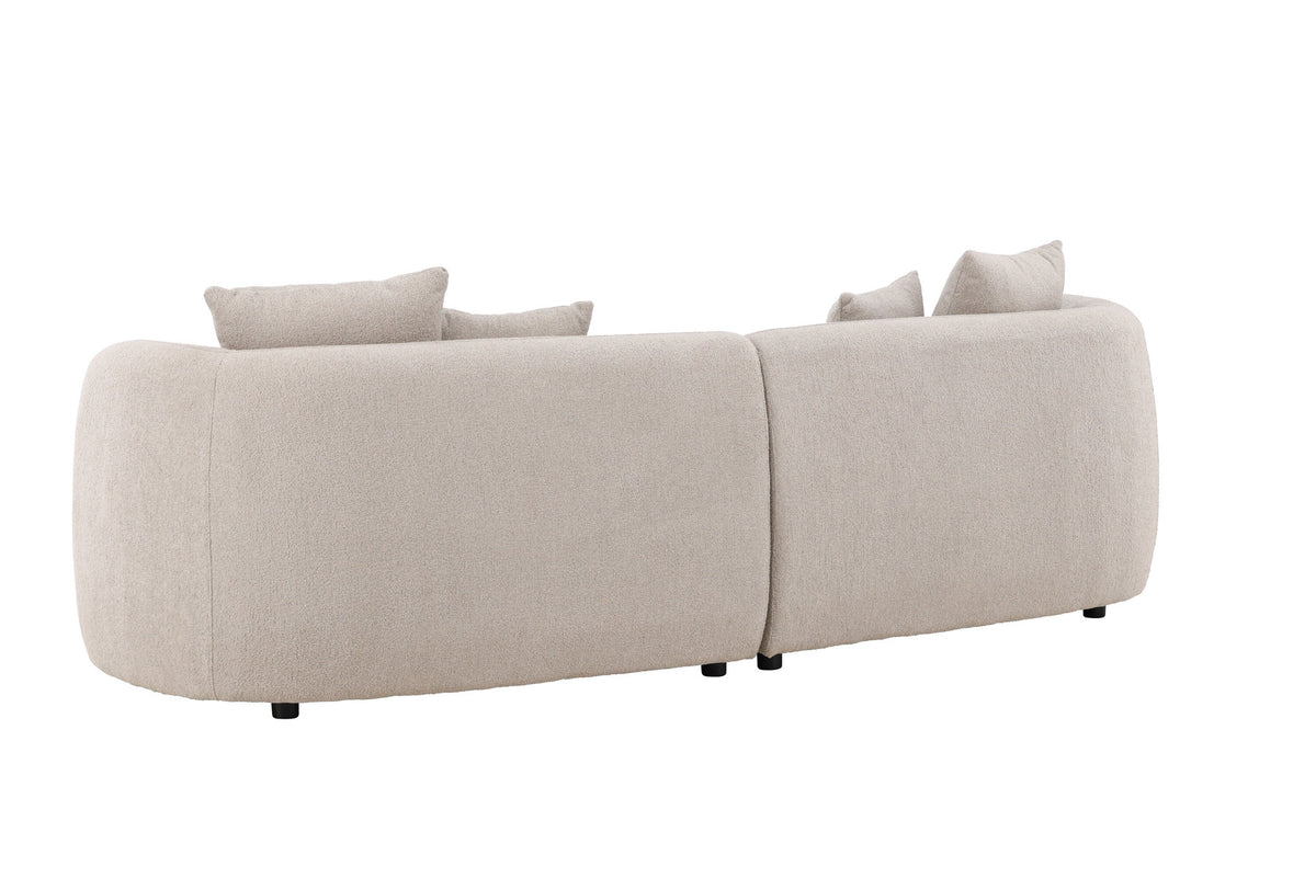 Cielo 3-Sitzer Sofa in Beige präsentiert im Onlineshop von KAQTU Design AG. 3er Sofa ist von Venture Home