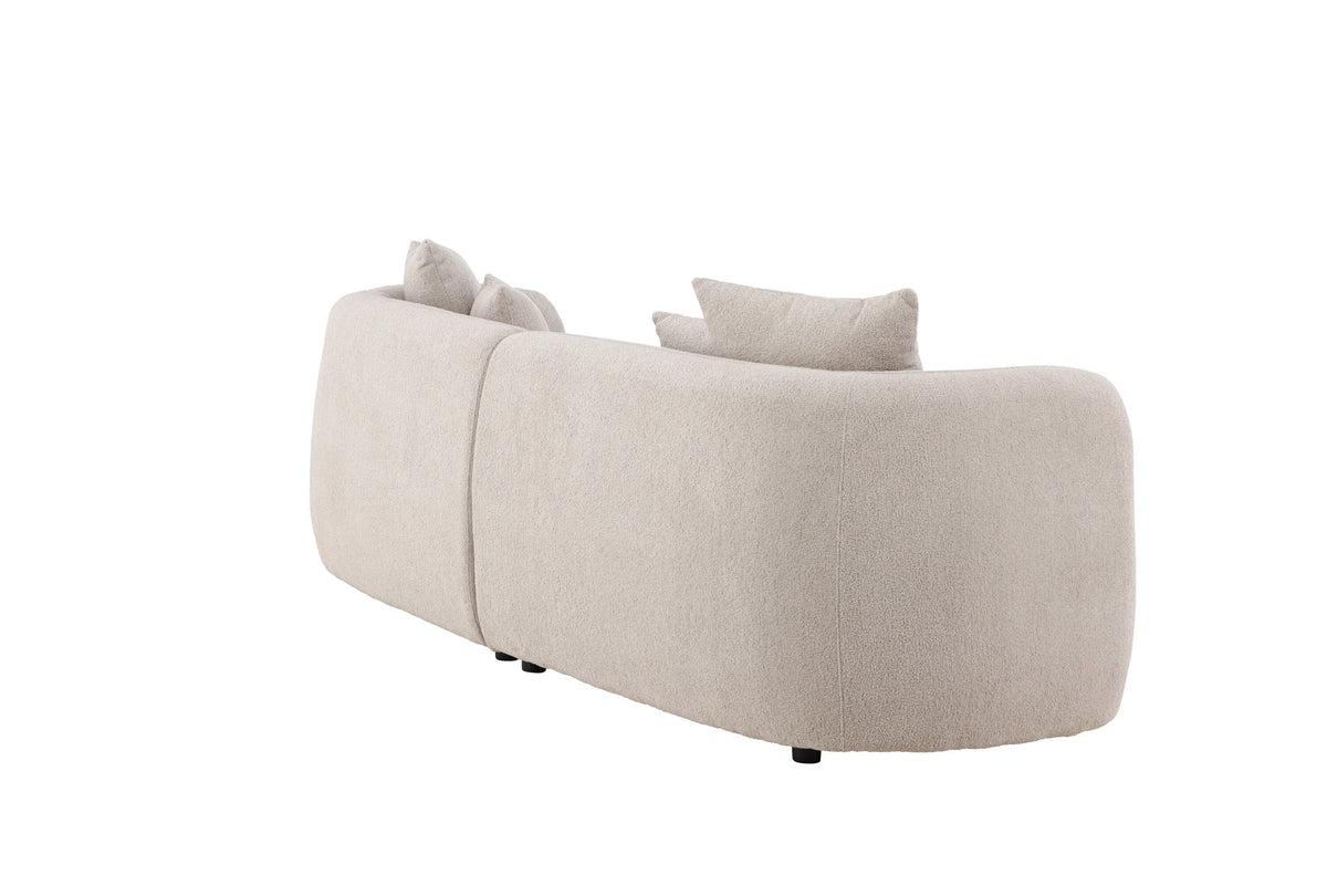 Cielo 3-Sitzer Sofa in Beige präsentiert im Onlineshop von KAQTU Design AG. 3er Sofa ist von Venture Home