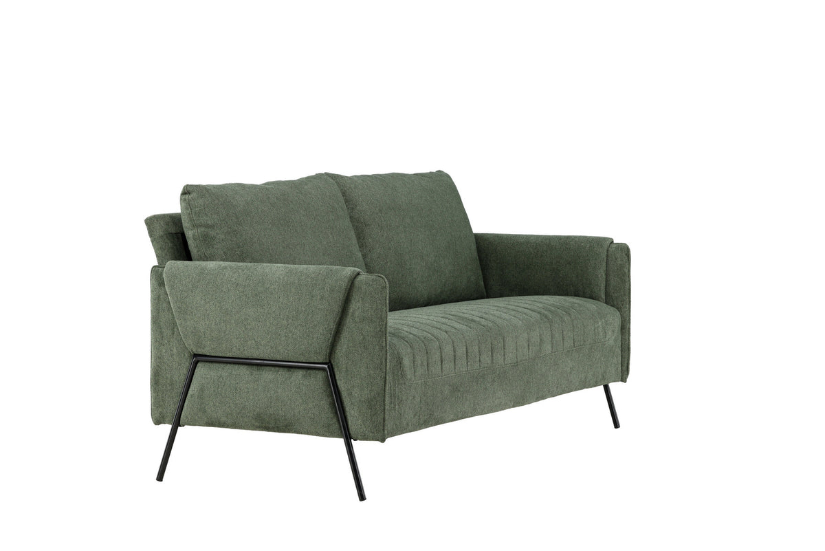 Indigo 2-Seat Sofa in Schwarz Grün präsentiert im Onlineshop von KAQTU Design AG. 2er Sofa ist von Venture Home