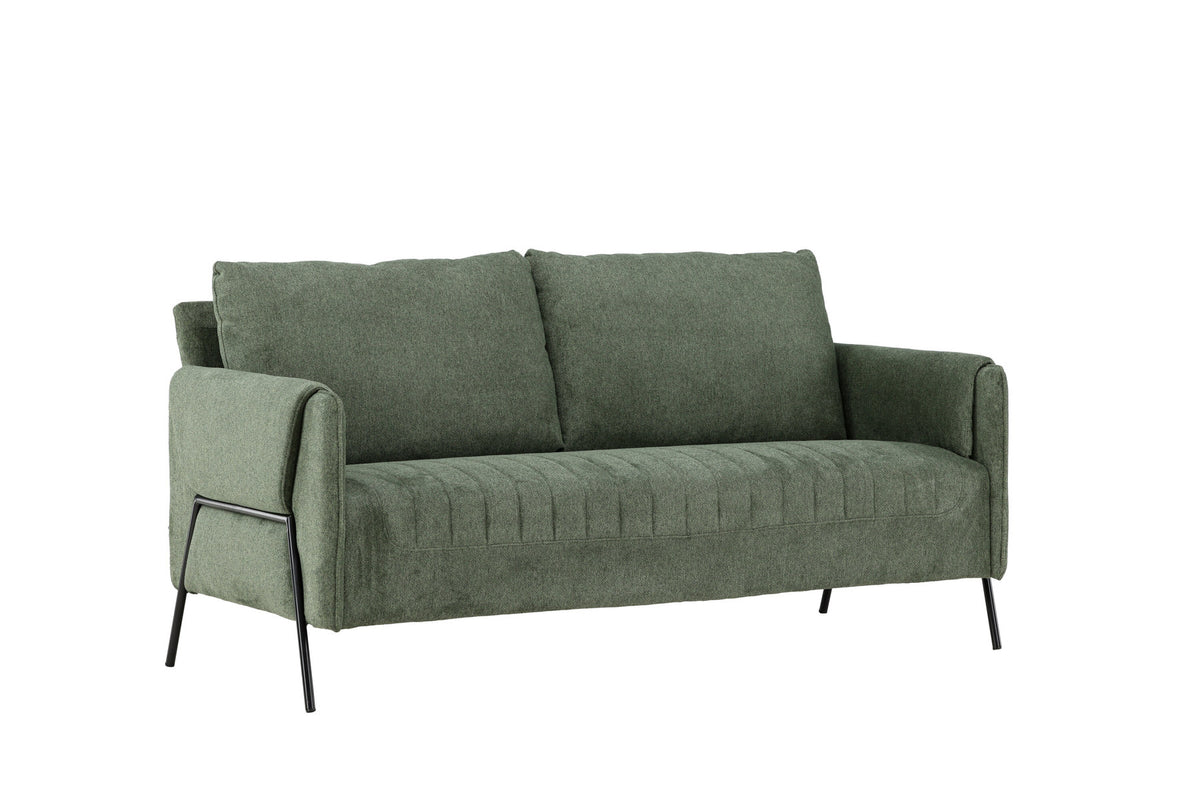 Indigo 2-Seat Sofa in Schwarz Grün präsentiert im Onlineshop von KAQTU Design AG. 2er Sofa ist von Venture Home