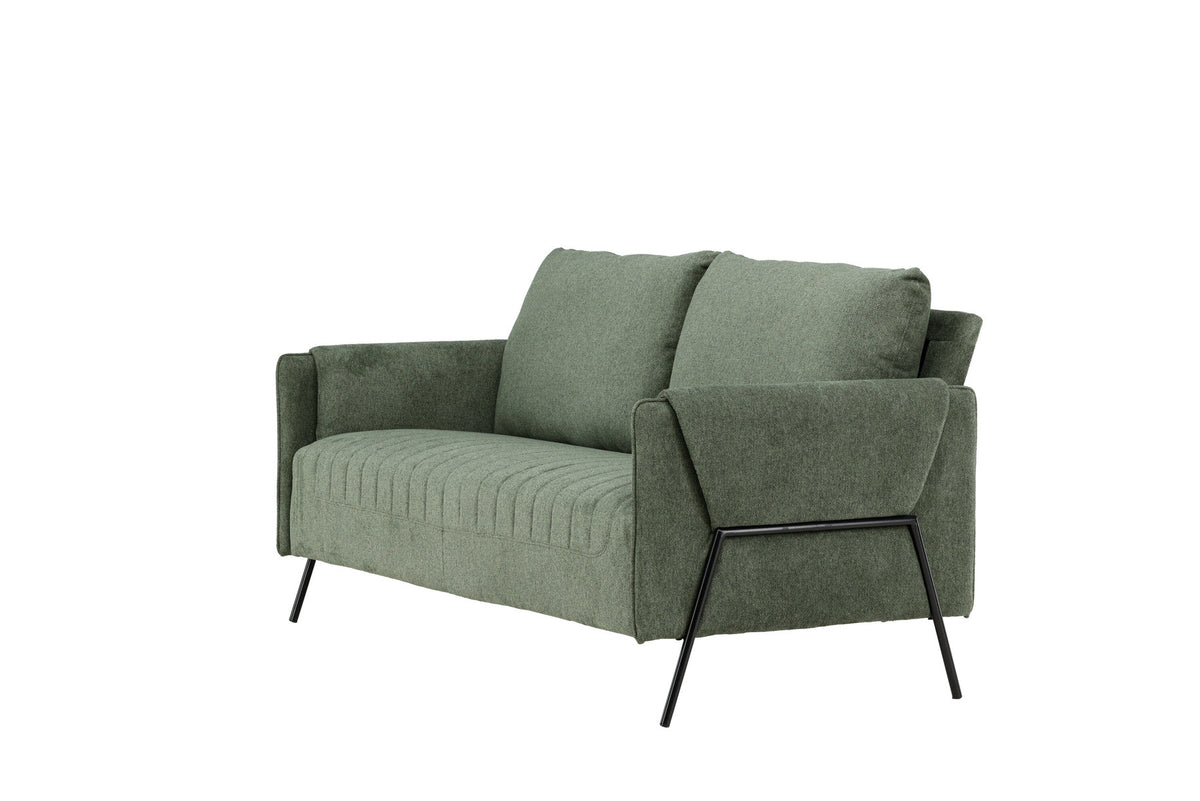 Indigo 2-Seat Sofa in Schwarz Grün präsentiert im Onlineshop von KAQTU Design AG. 2er Sofa ist von Venture Home