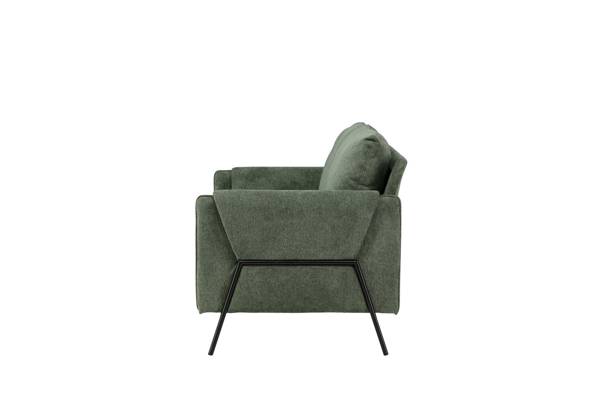 Indigo 2-Seat Sofa in Schwarz Grün präsentiert im Onlineshop von KAQTU Design AG. 2er Sofa ist von Venture Home