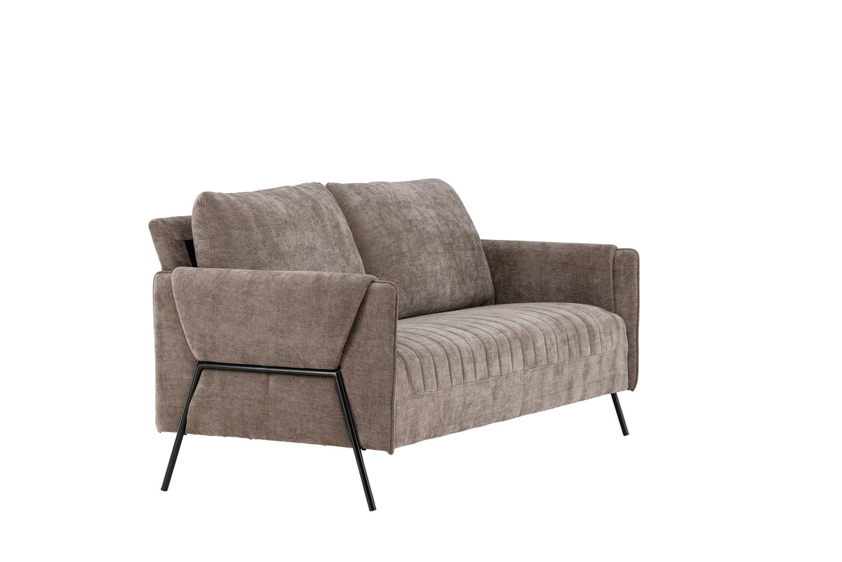 Indigo 2-Seat Sofa in Beige/Schwarz präsentiert im Onlineshop von KAQTU Design AG. 2er Sofa ist von Venture Home