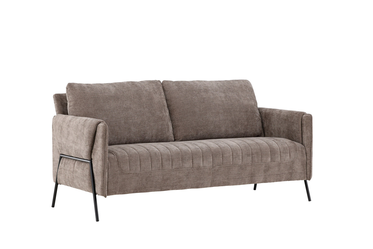 Indigo 2-Seat Sofa in Beige/Schwarz präsentiert im Onlineshop von KAQTU Design AG. 2er Sofa ist von Venture Home