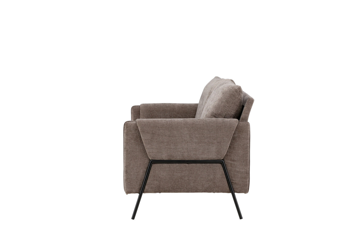 Indigo 2-Seat Sofa in Beige/Schwarz präsentiert im Onlineshop von KAQTU Design AG. 2er Sofa ist von Venture Home