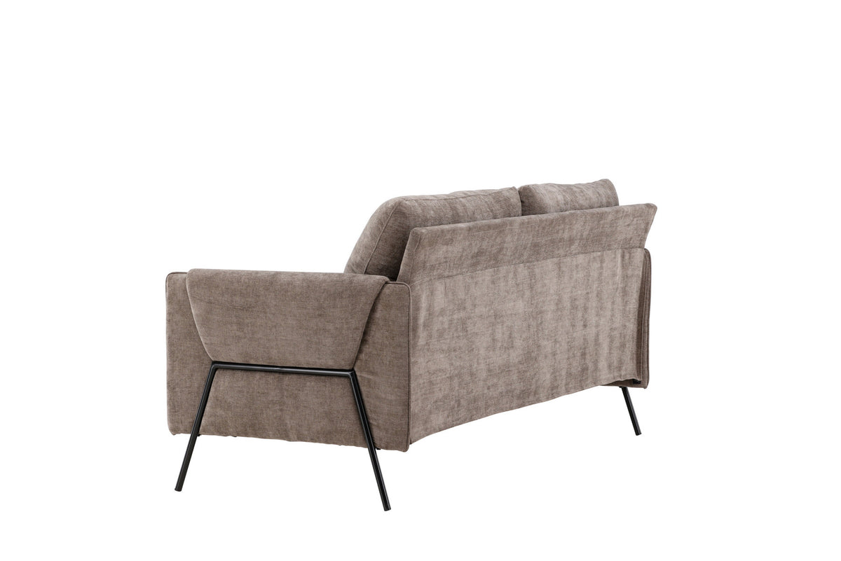 Indigo 2-Seat Sofa in Beige/Schwarz präsentiert im Onlineshop von KAQTU Design AG. 2er Sofa ist von Venture Home