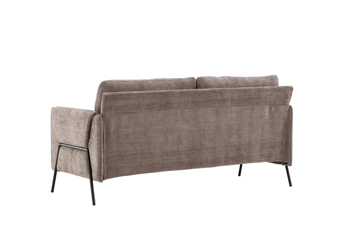 Indigo 2-Seat Sofa in Beige/Schwarz präsentiert im Onlineshop von KAQTU Design AG. 2er Sofa ist von Venture Home
