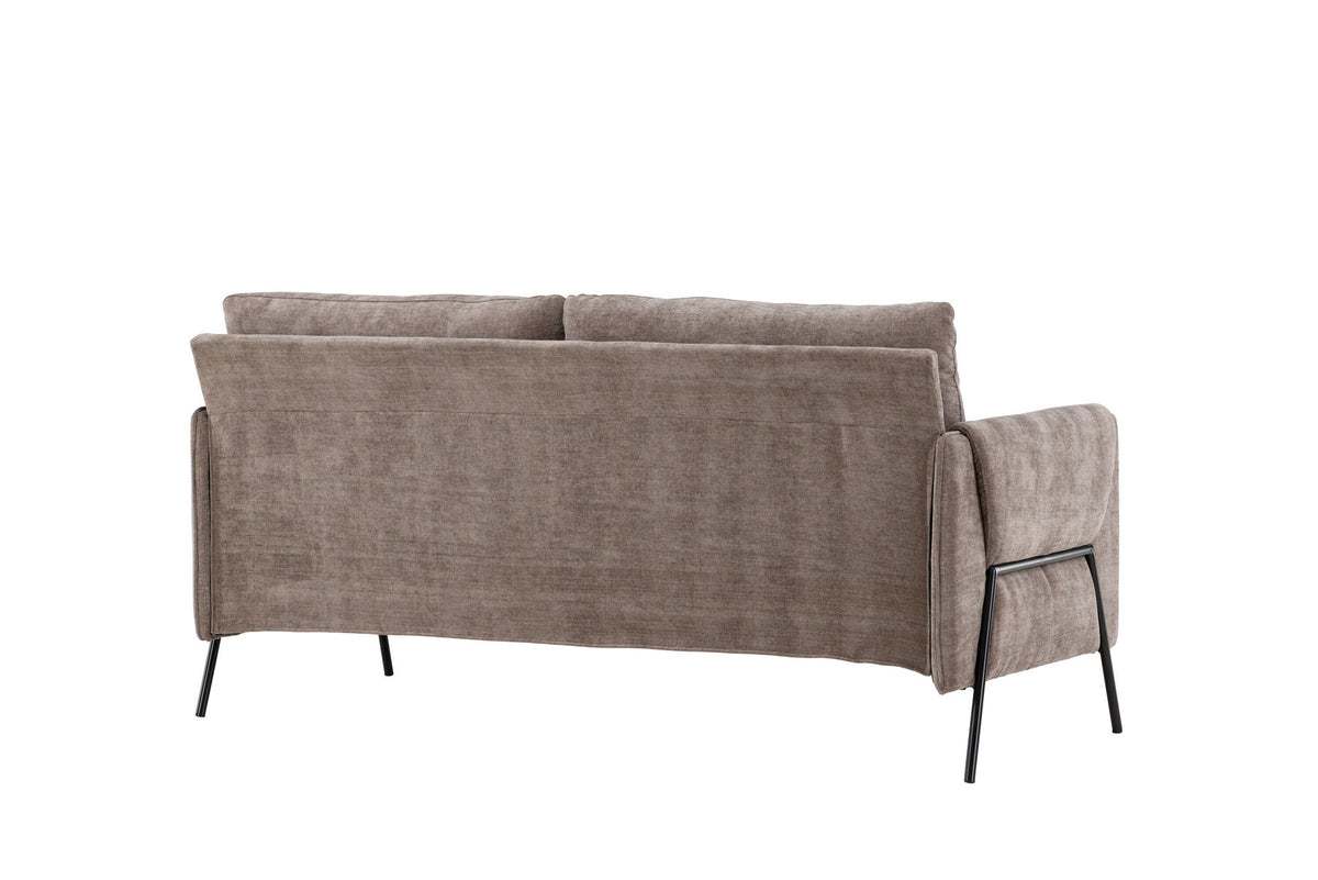 Indigo 2-Seat Sofa in Beige/Schwarz präsentiert im Onlineshop von KAQTU Design AG. 2er Sofa ist von Venture Home