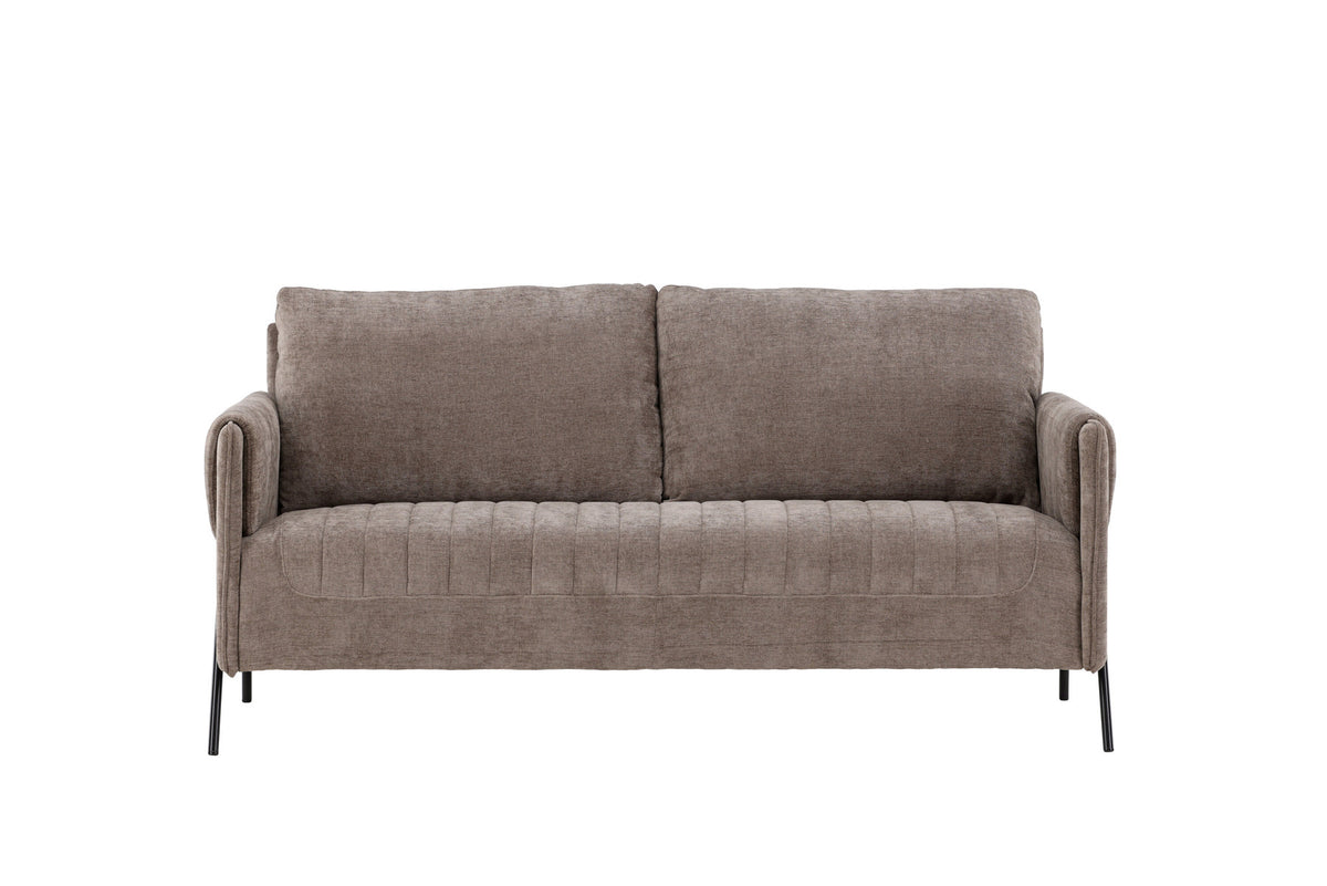 Indigo 2-Seat Sofa in Beige/Schwarz präsentiert im Onlineshop von KAQTU Design AG. 2er Sofa ist von Venture Home