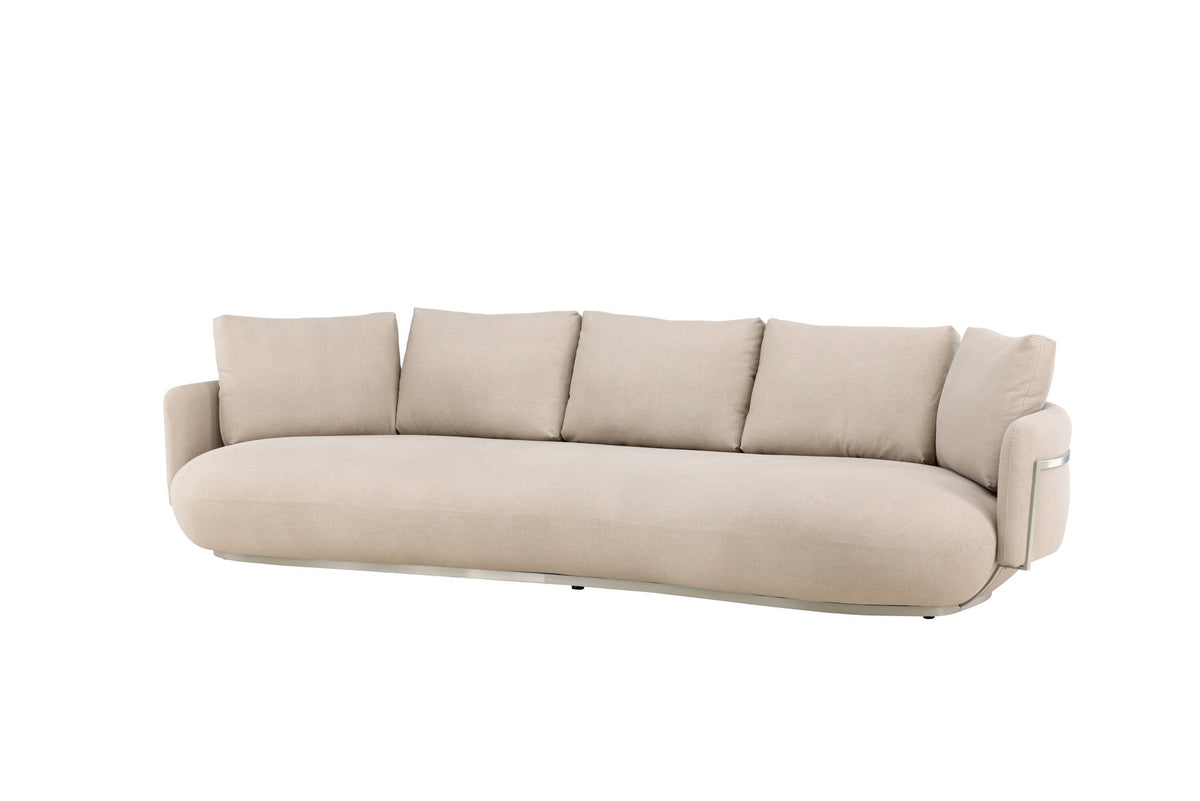 Stellar 4-Seat Sofa in Beige präsentiert im Onlineshop von KAQTU Design AG. 4er Sofa ist von Venture Home