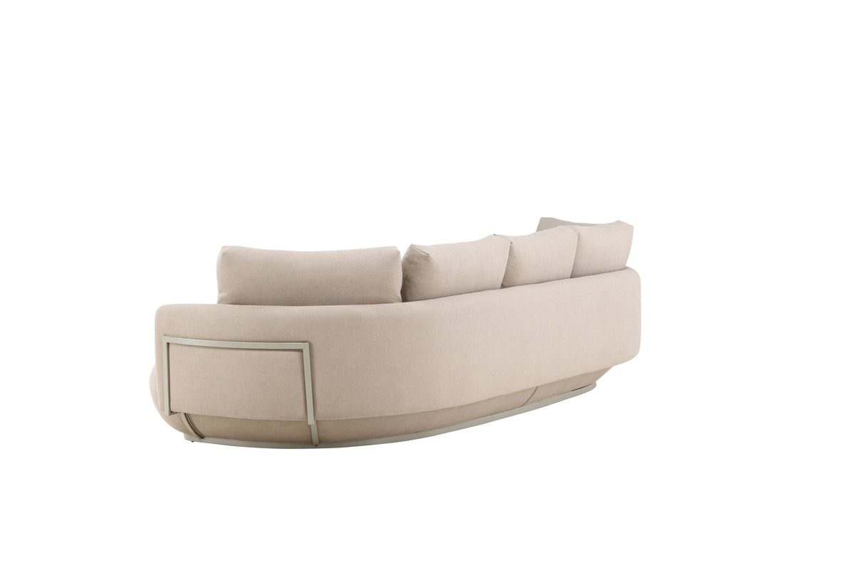 Stellar 4-Seat Sofa in Beige präsentiert im Onlineshop von KAQTU Design AG. 4er Sofa ist von Venture Home