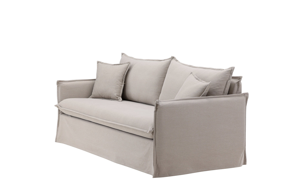 Nova 3-Seat Sofa in Schwarz Braun präsentiert im Onlineshop von KAQTU Design AG. 3er Sofa ist von Venture Home