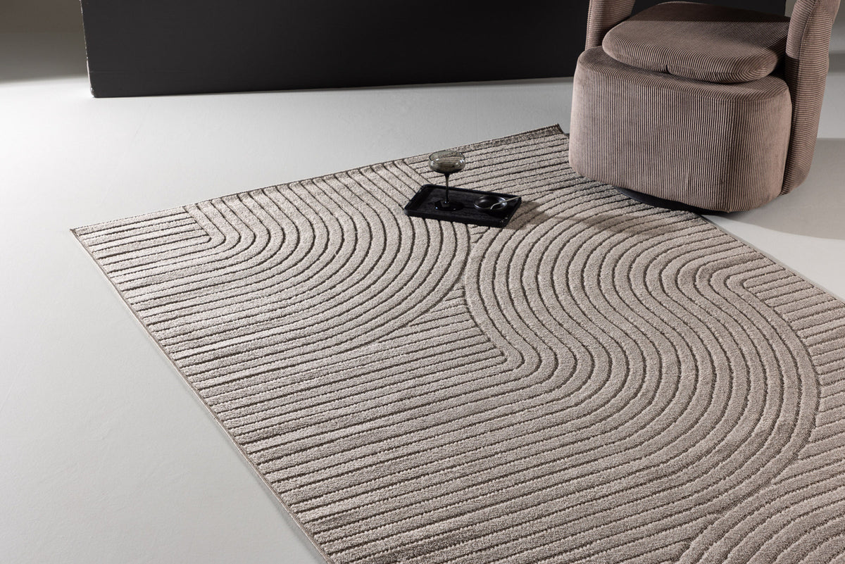 Vince Teppich in Braun präsentiert im Onlineshop von KAQTU Design AG. Teppich ist von Venture Home