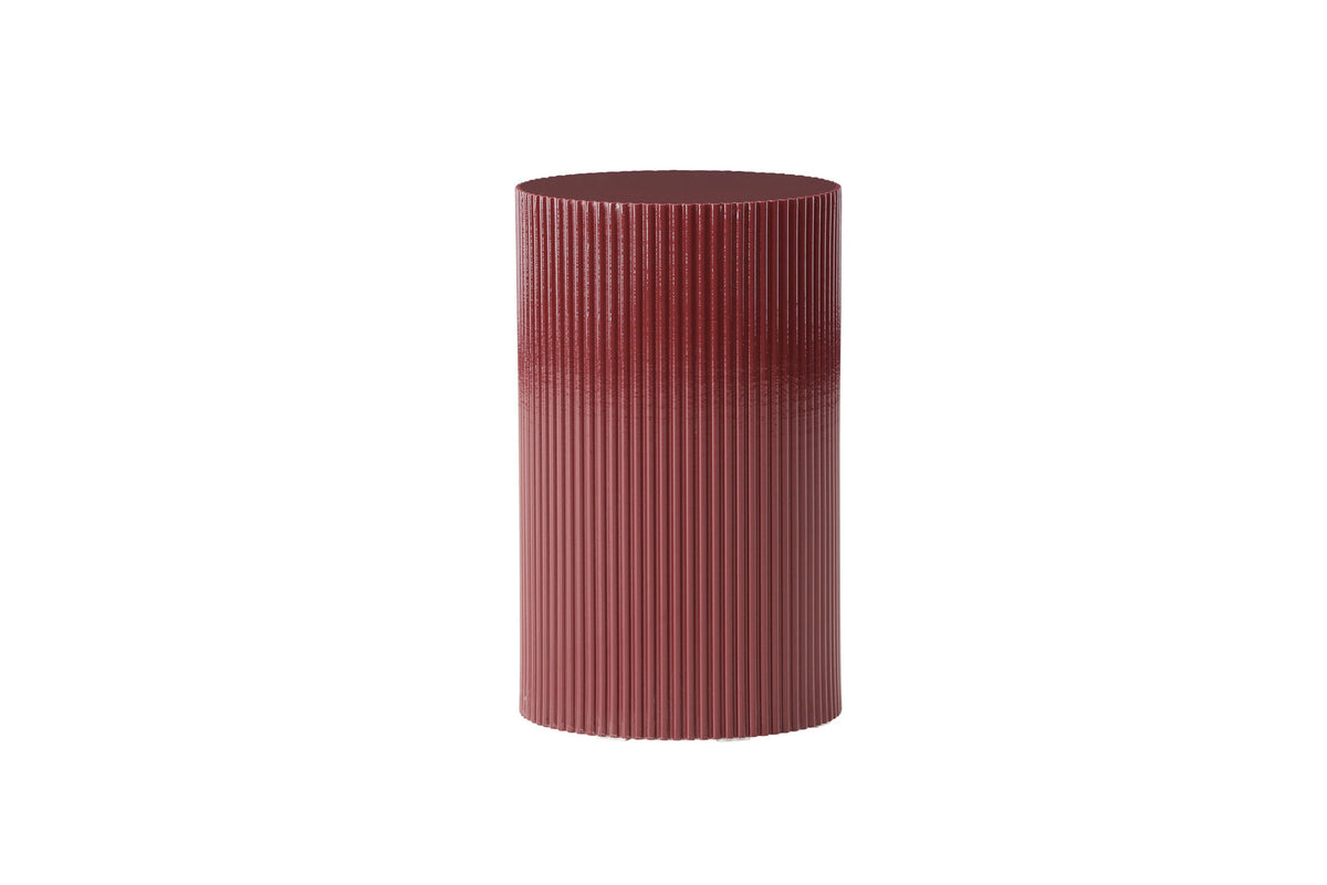 Lenox Beistelltisch in Burgund präsentiert im Onlineshop von KAQTU Design AG. Beistelltisch ist von Venture Home