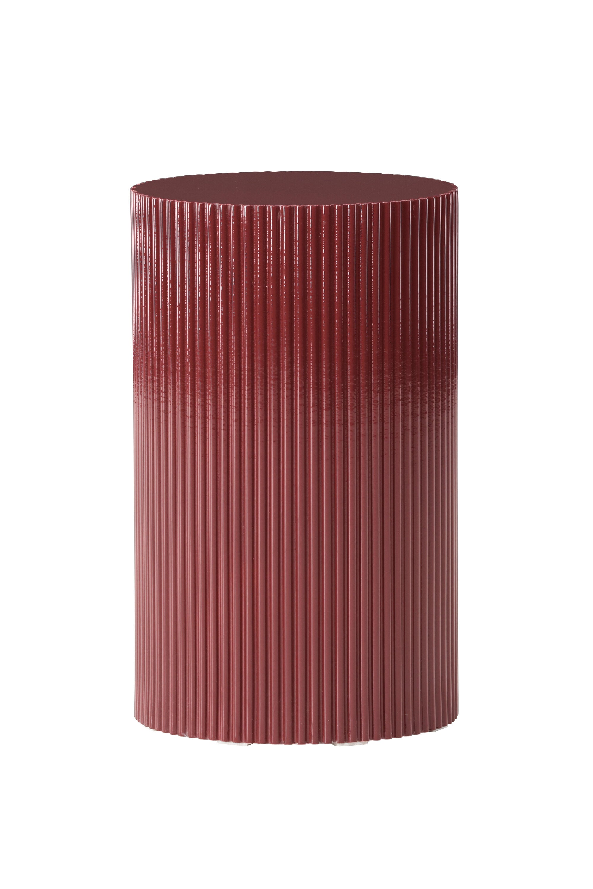Lenox Beistelltisch in Burgund präsentiert im Onlineshop von KAQTU Design AG. Beistelltisch ist von Venture Home