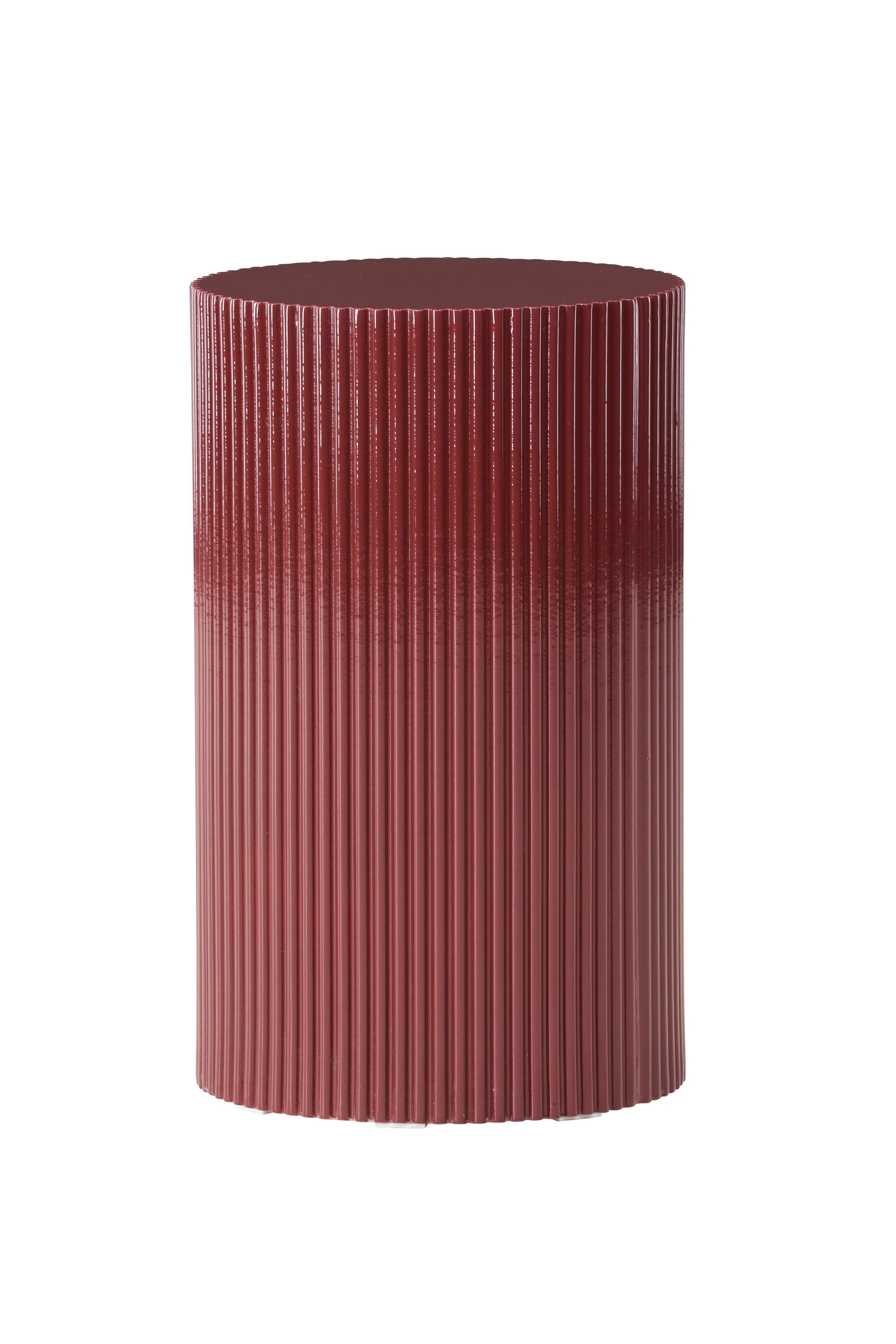 Lenox Beistelltisch in Burgund präsentiert im Onlineshop von KAQTU Design AG. Beistelltisch ist von Venture Home