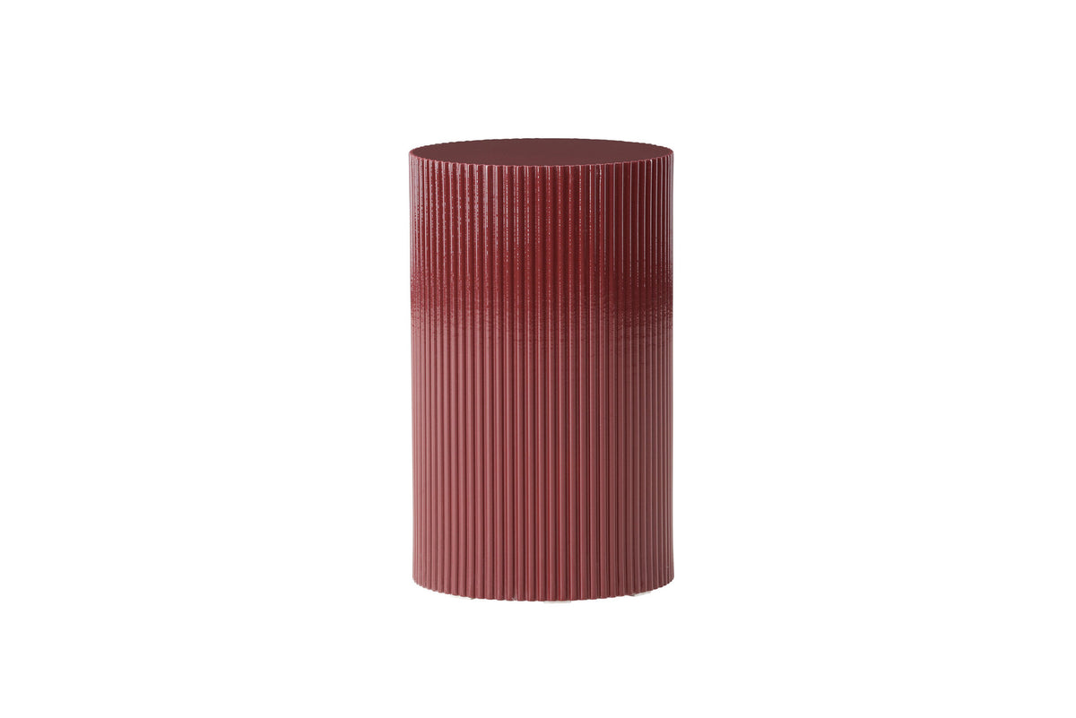 Lenox Beistelltisch in Burgund präsentiert im Onlineshop von KAQTU Design AG. Beistelltisch ist von Venture Home