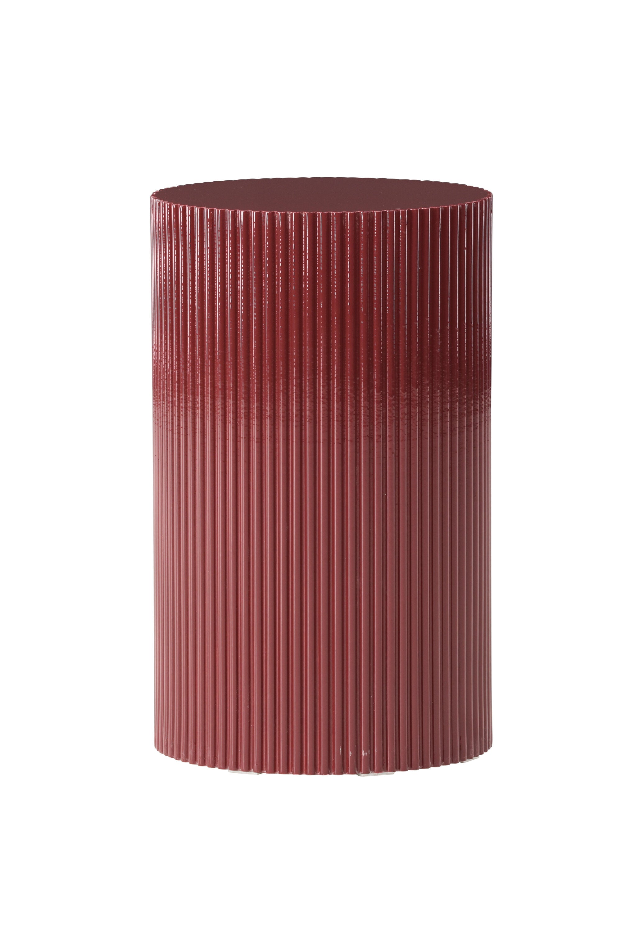 Lenox Beistelltisch in Burgund präsentiert im Onlineshop von KAQTU Design AG. Beistelltisch ist von Venture Home