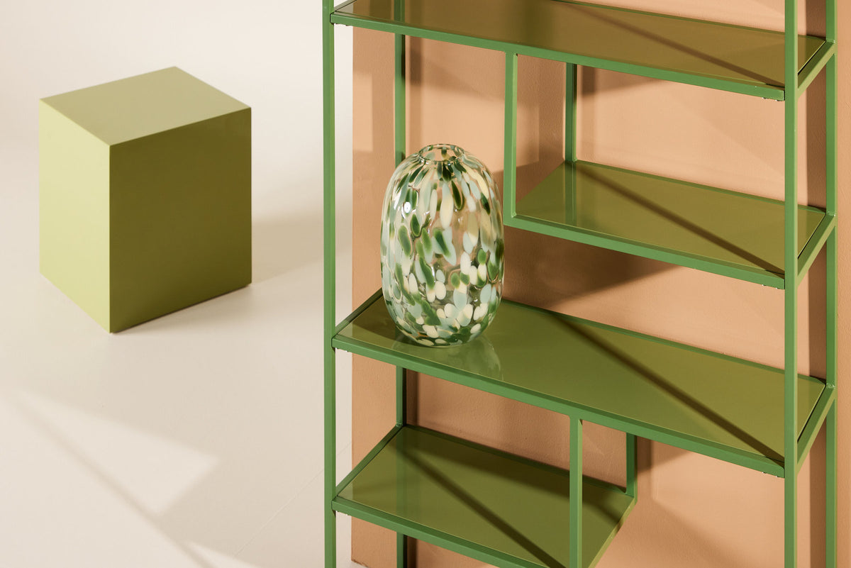 Staalregal in Grün präsentiert im Onlineshop von KAQTU Design AG. Standregal ist von Venture Home