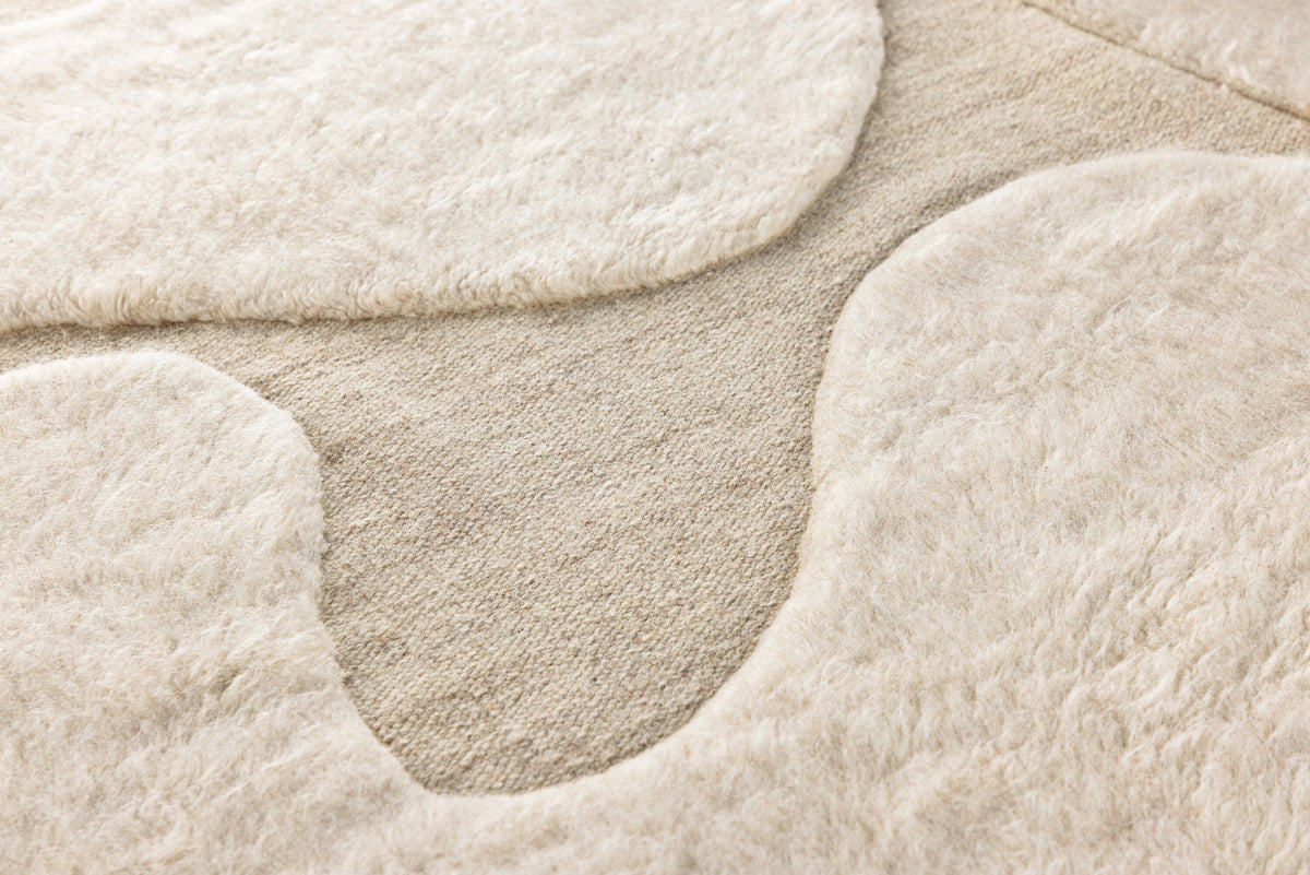 Boone Teppich in Beige präsentiert im Onlineshop von KAQTU Design AG. Teppich ist von Venture Home