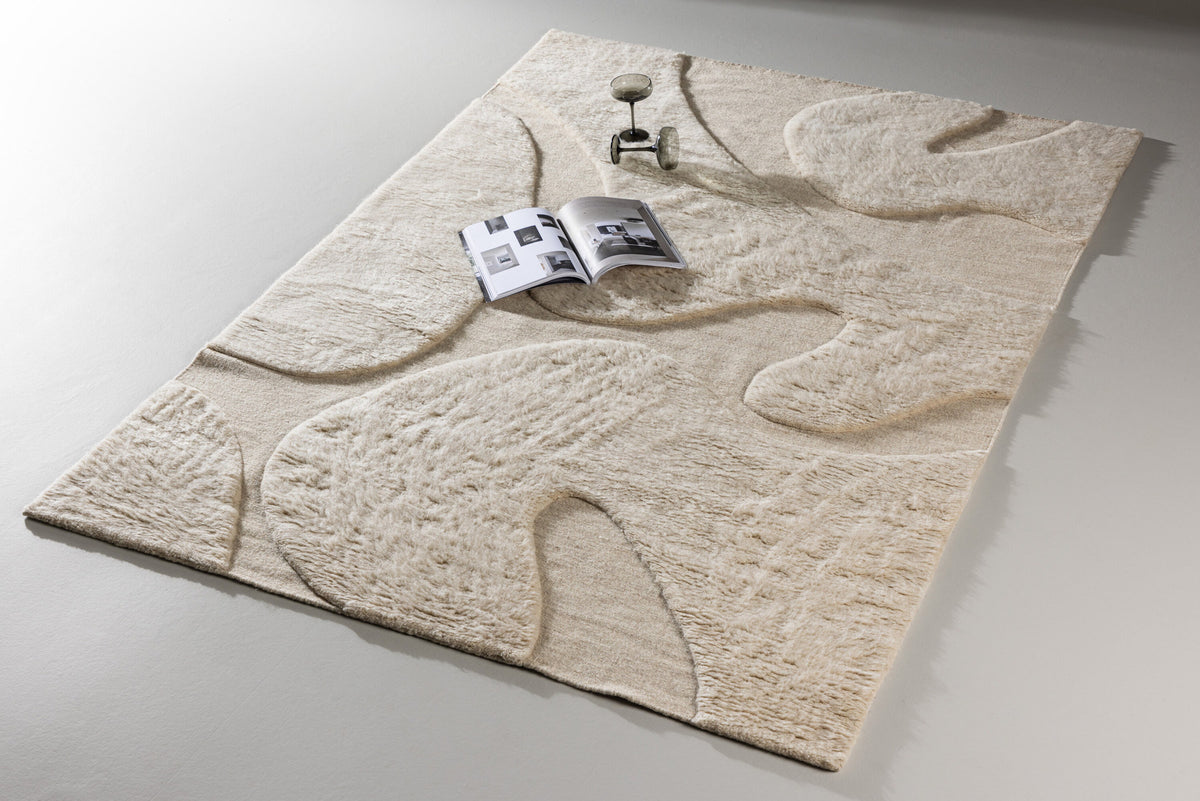 Boone Teppich in Beige präsentiert im Onlineshop von KAQTU Design AG. Teppich ist von Venture Home