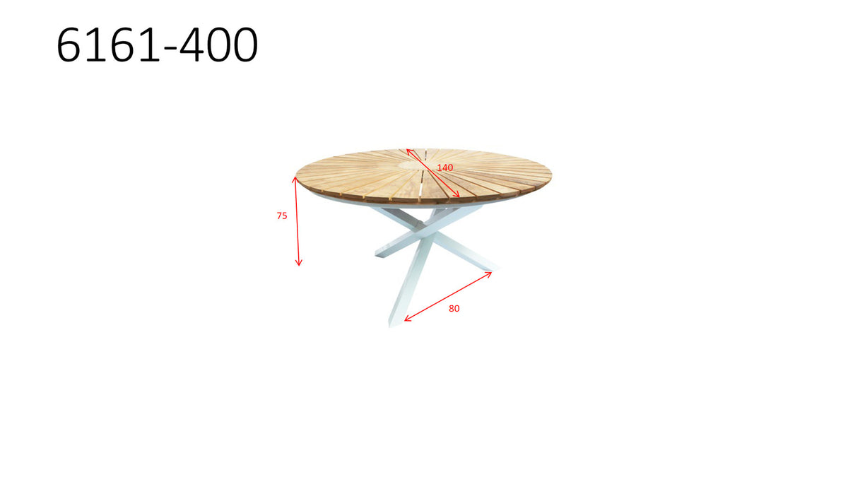 Mexiko Gartentisch in Natur präsentiert im Onlineshop von KAQTU Design AG. Gartentisch ist von Venture Home
